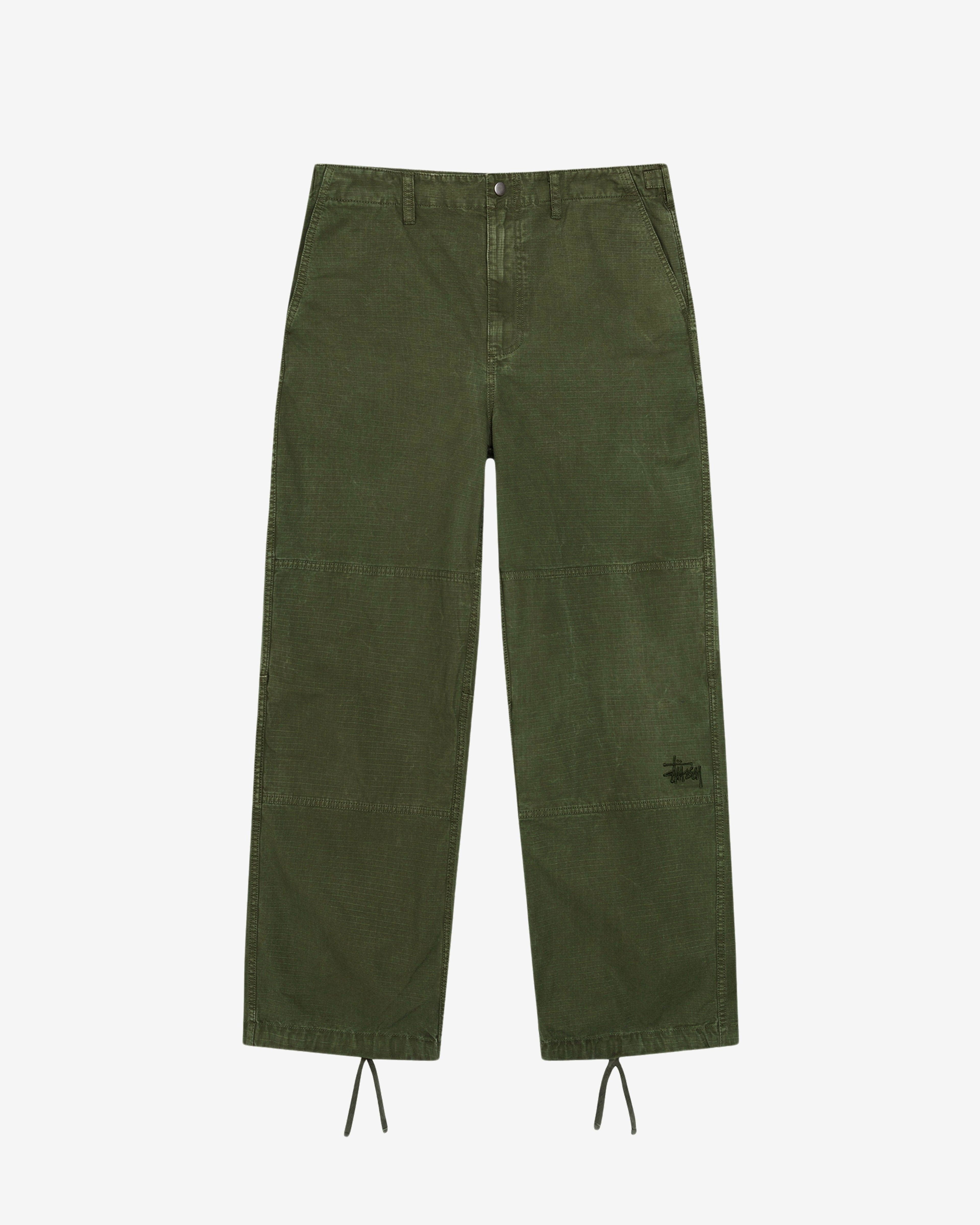 Stüssy - Men's Field Pant Ripstop - (Olive Green) by STUSSY Stüssy - Men's Field Pant Ripstop - (Olive Green) by STUSSY