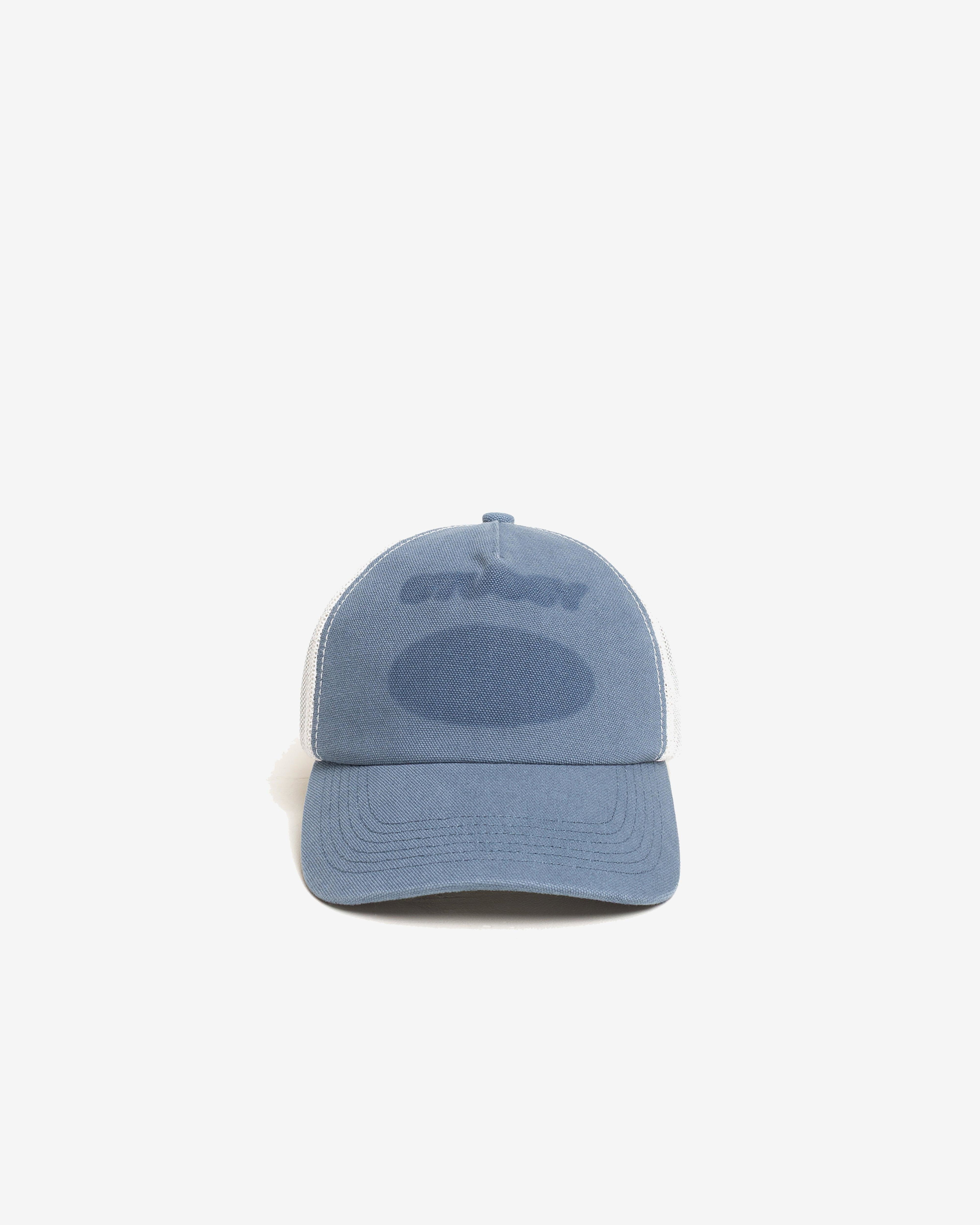 Stüssy - Men's Hc Ghost Logo Trucker - (Blue) by STUSSY