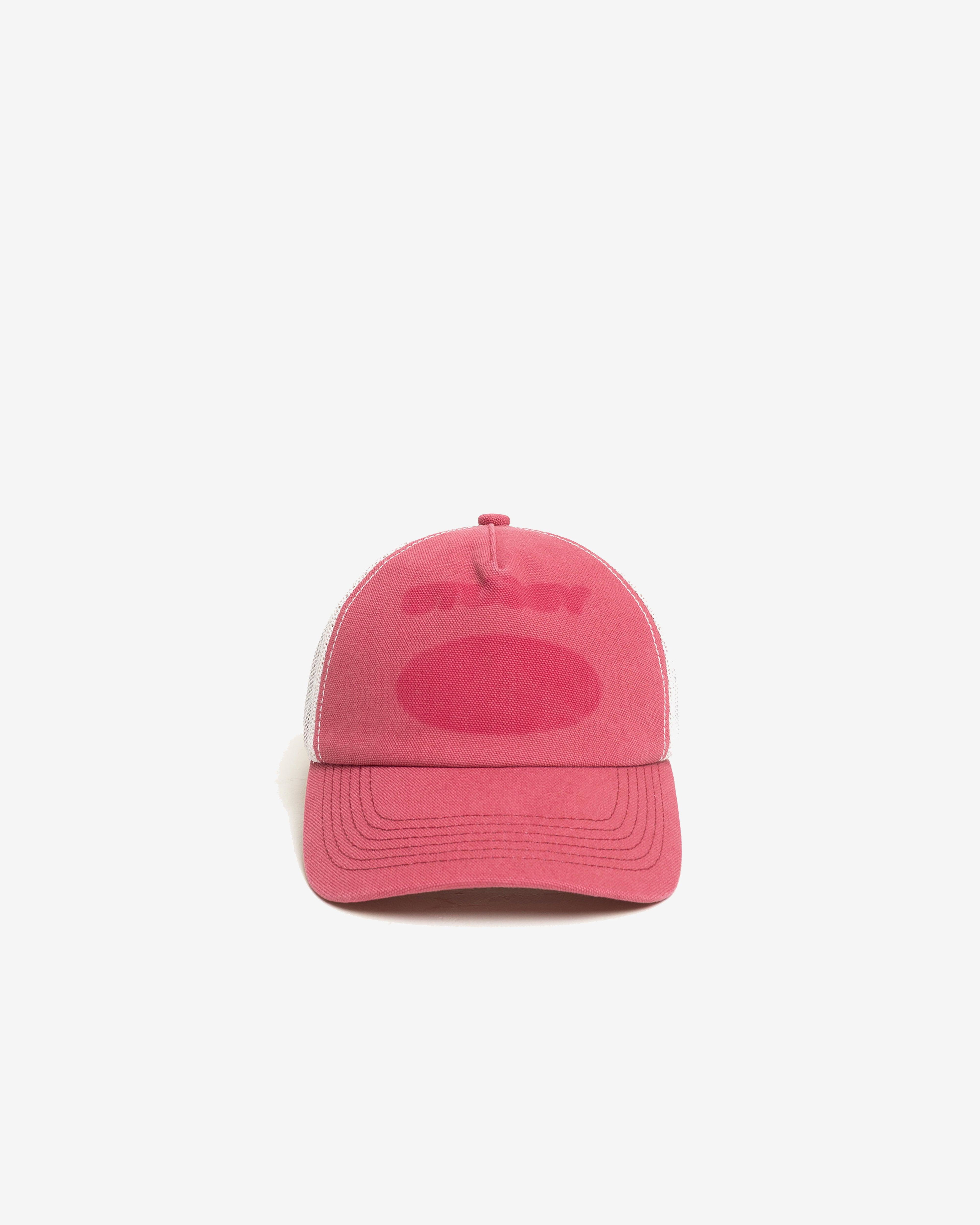 Stüssy - Men's Hc Ghost Logo Trucker - (Red) by STUSSY