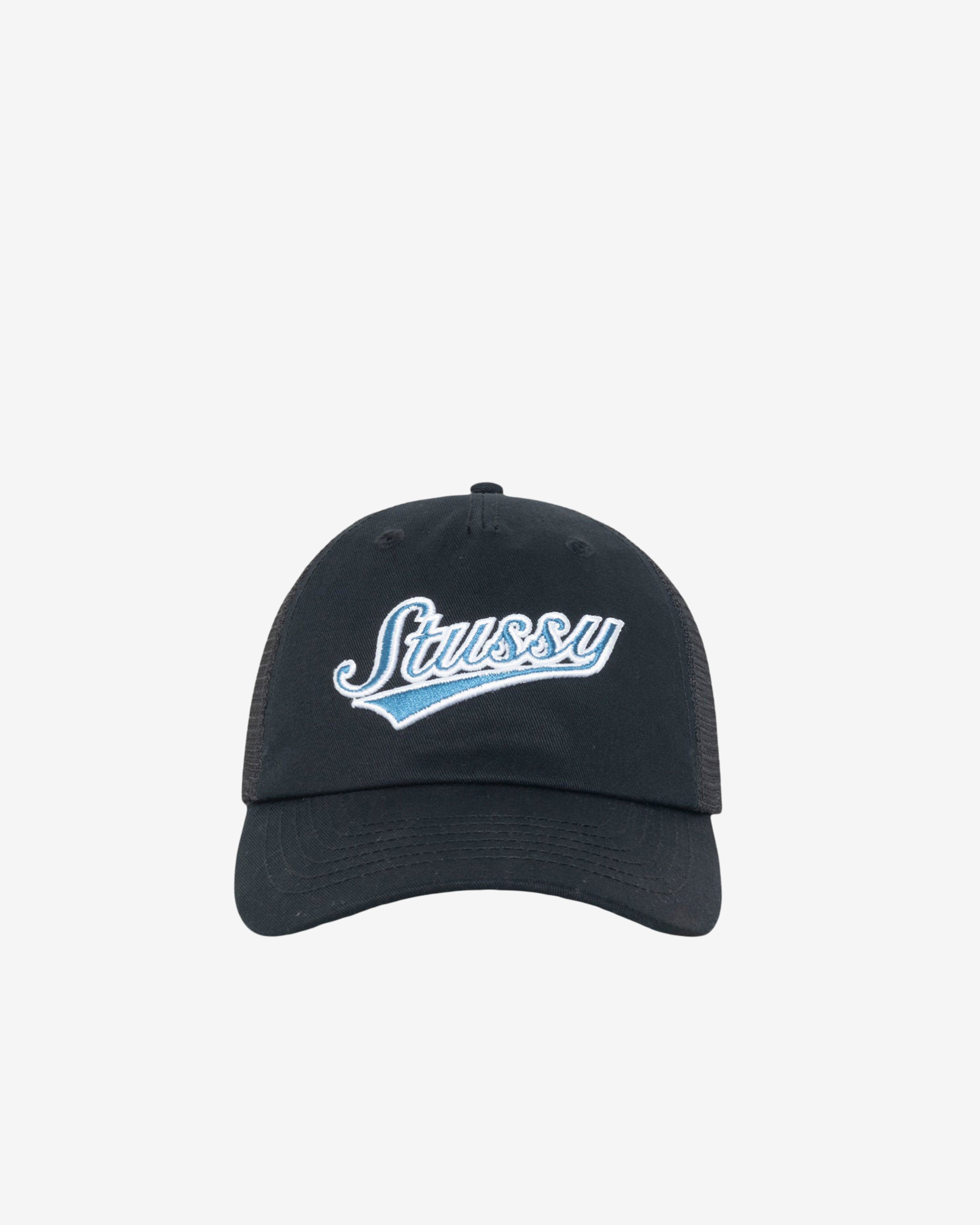 Stüssy - Men's LP Trucker Athletic Cap - (Black) by STUSSY