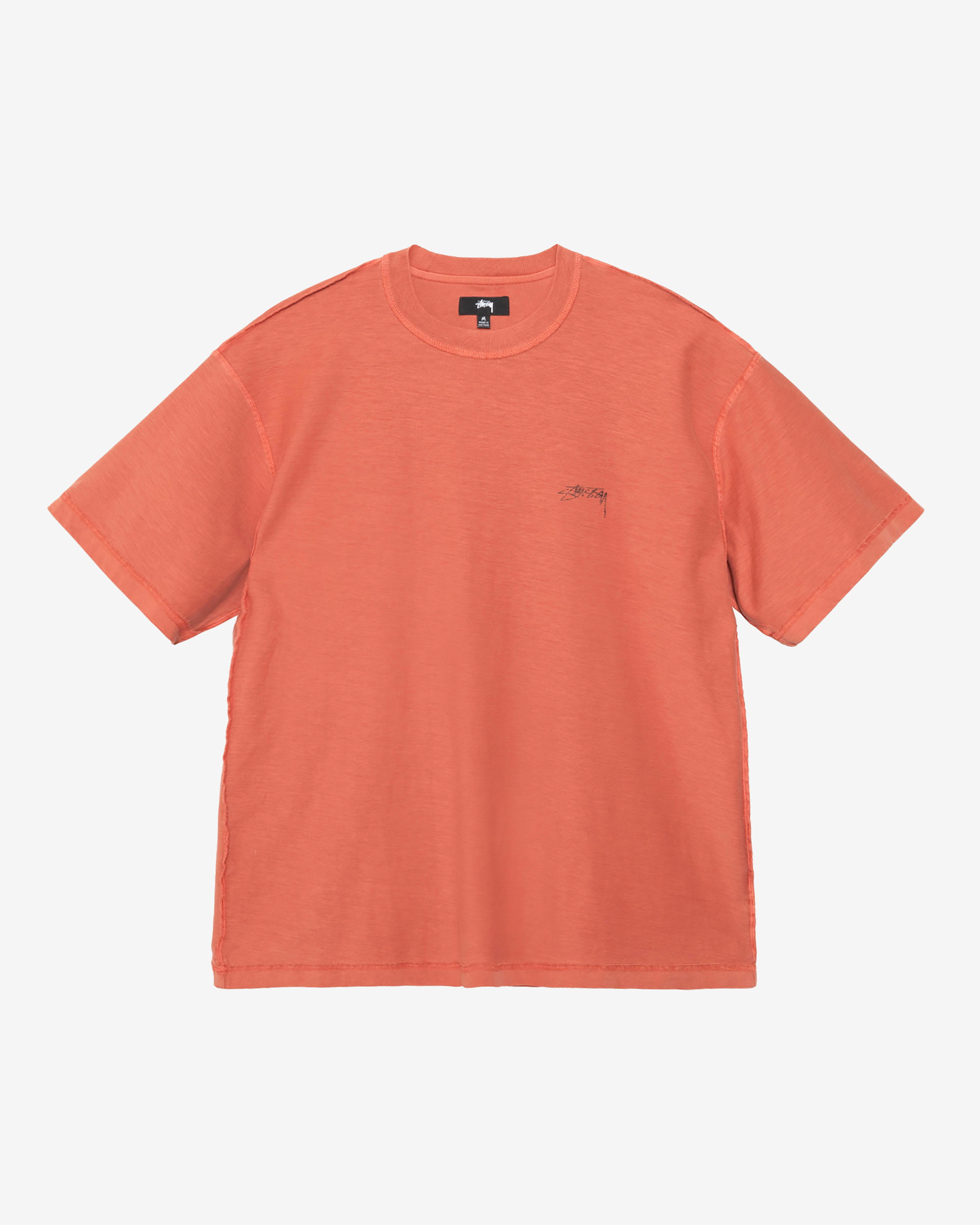 Stüssy - Men's Lazy T-Shirt - (Bright Orange) by STUSSY