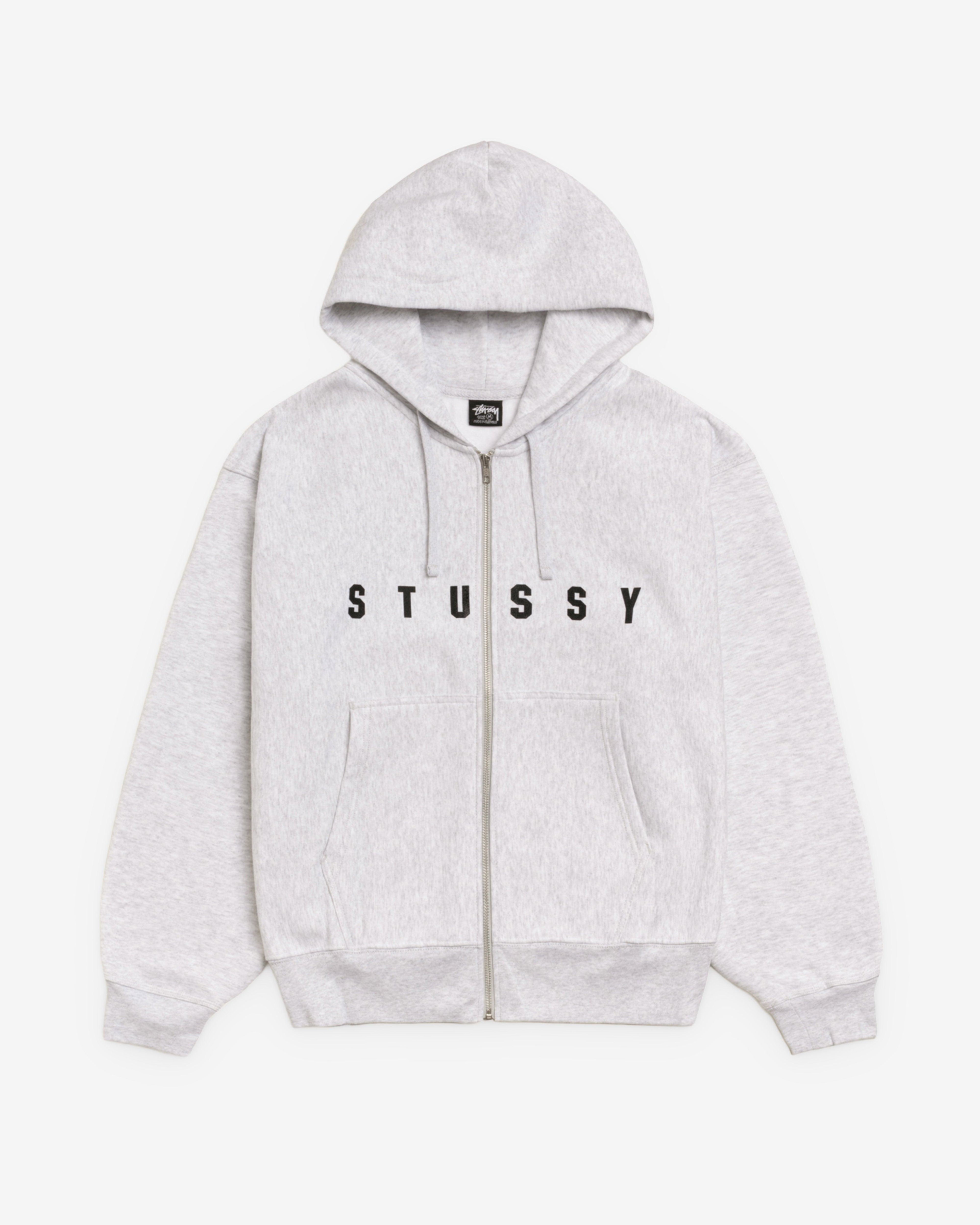 Stüssy - Men's Lens Zip Hoodie - (Ash Heather) by STUSSY