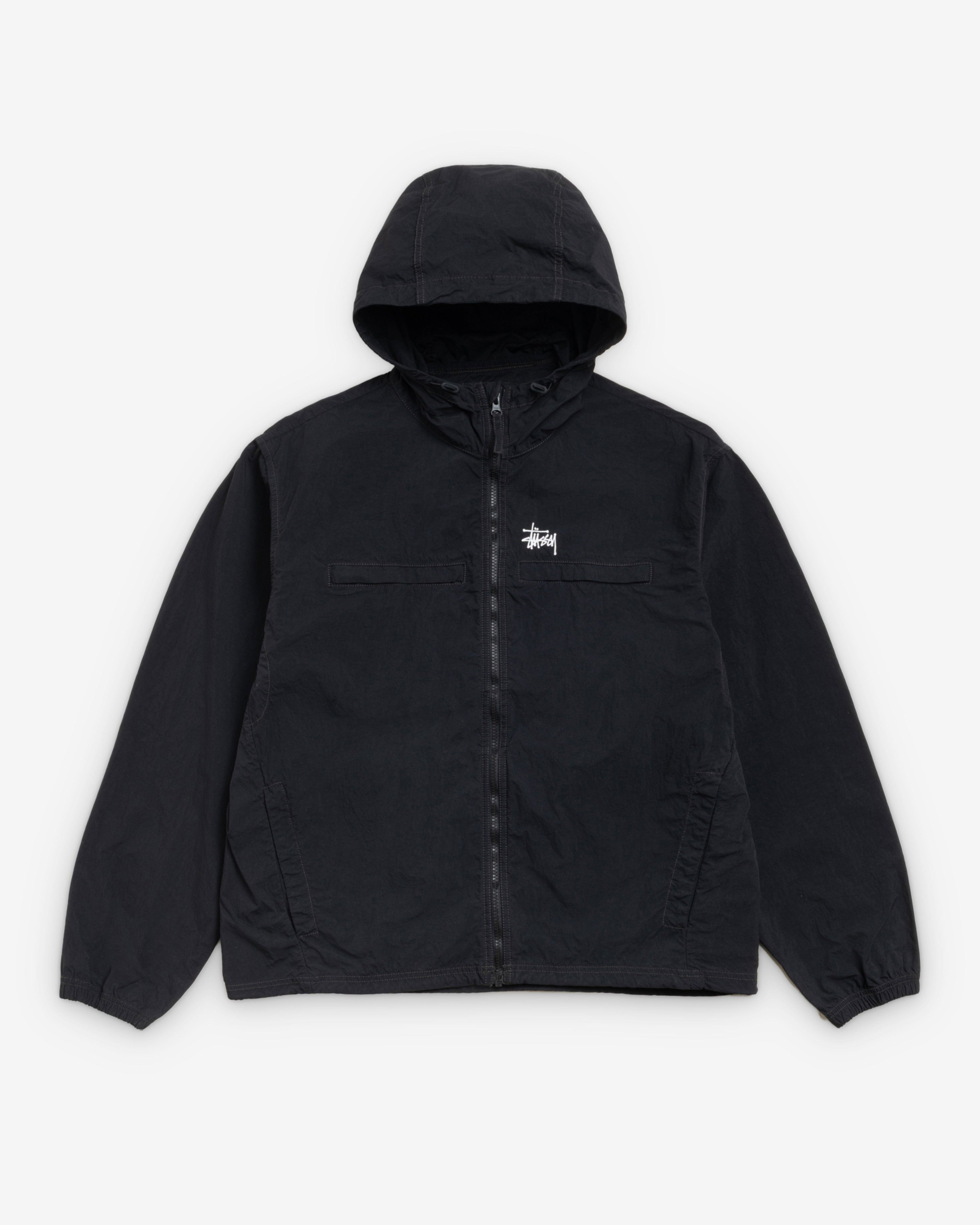 Stüssy - Men's Lightweight Hooded Jacket - (Black) by STUSSY
