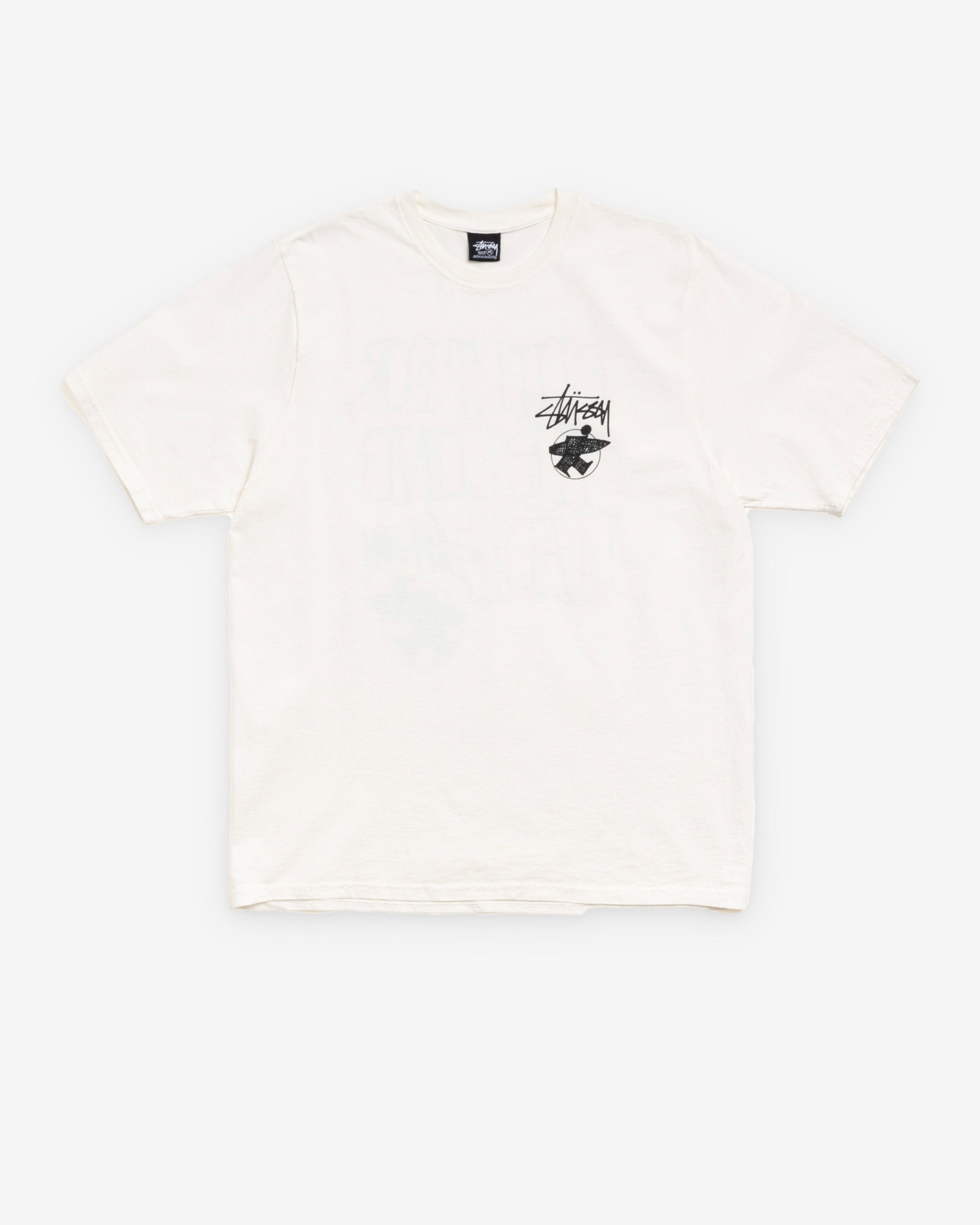 Stüssy - Men's Long Haul Pig. Dyed Tee - (Natural) by STUSSY