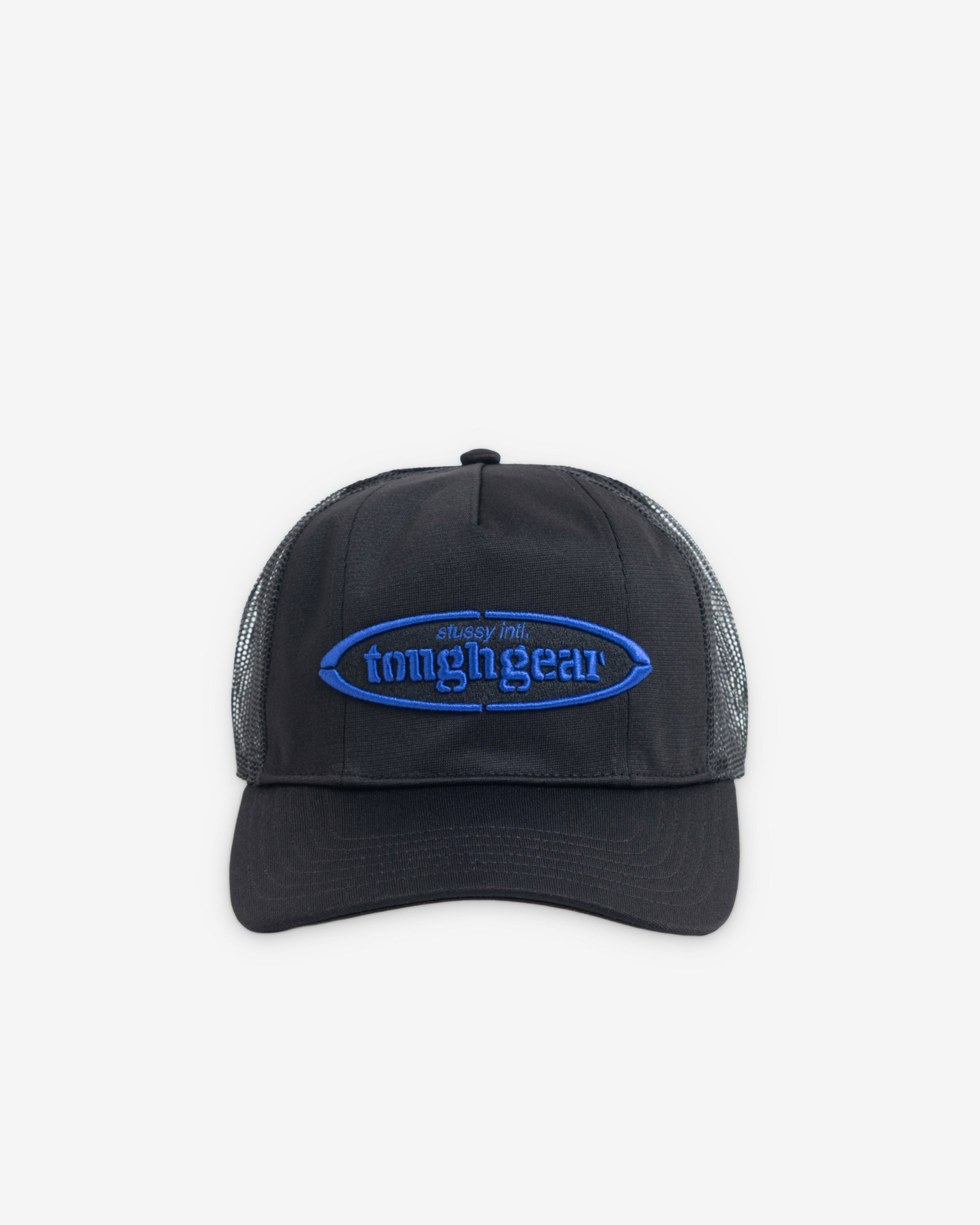 Stüssy - Men's MD Tough Gear Trucker Hat - (Black) by STUSSY