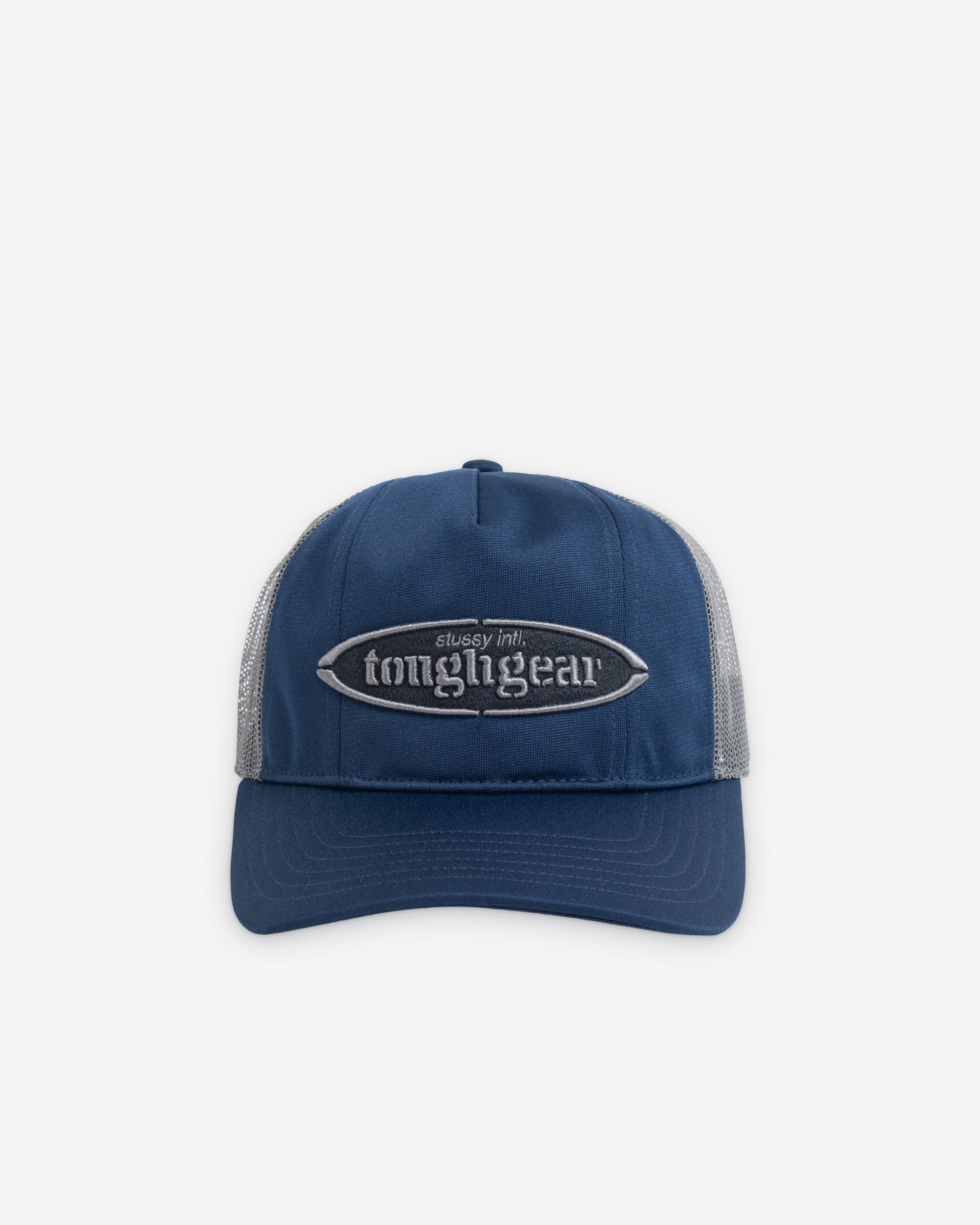 Stüssy - Men's MD Tough Gear Trucker Hat - (Navy) by STUSSY