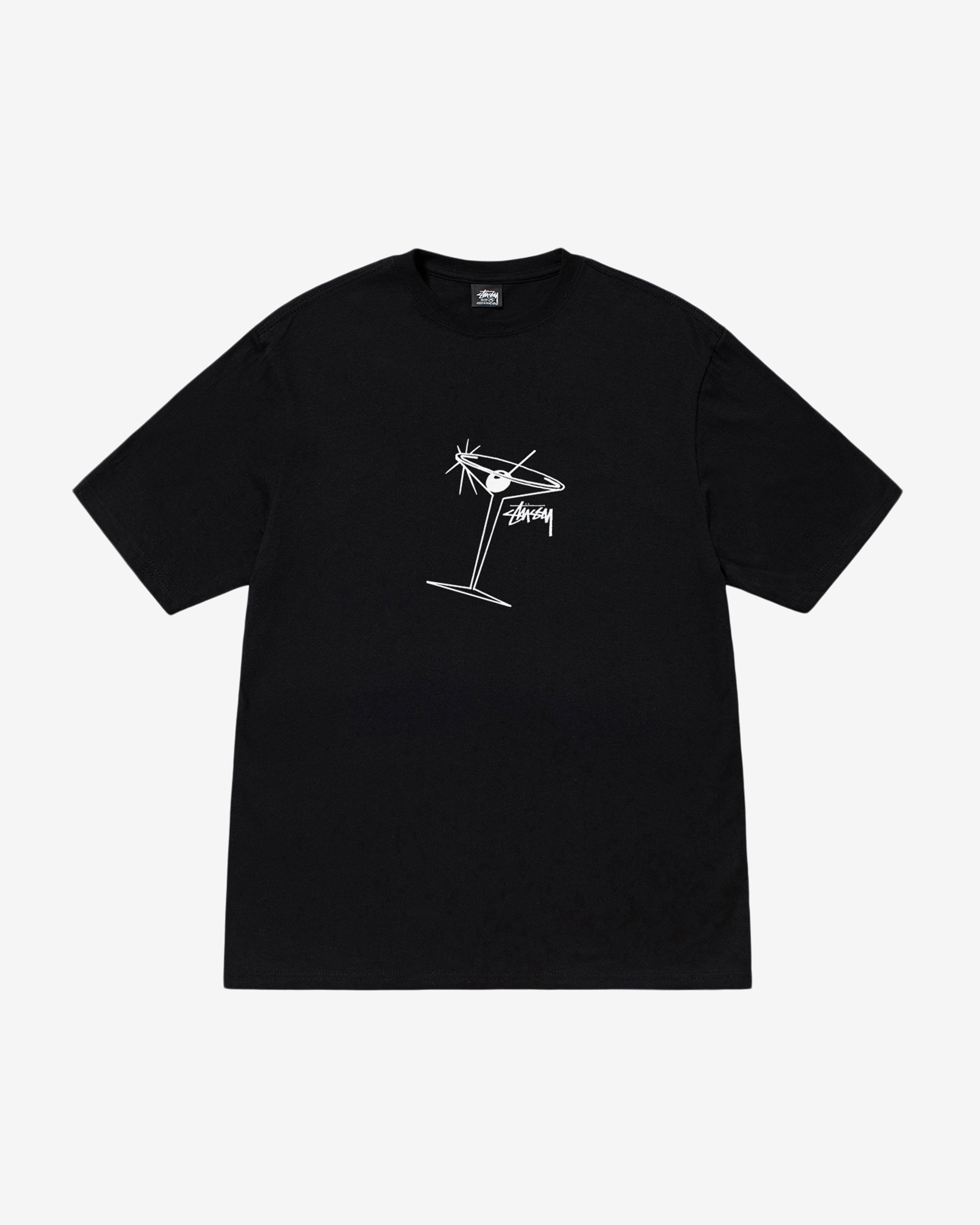 Stüssy - Men's Martini T-Shirt - (Black) by STUSSY
