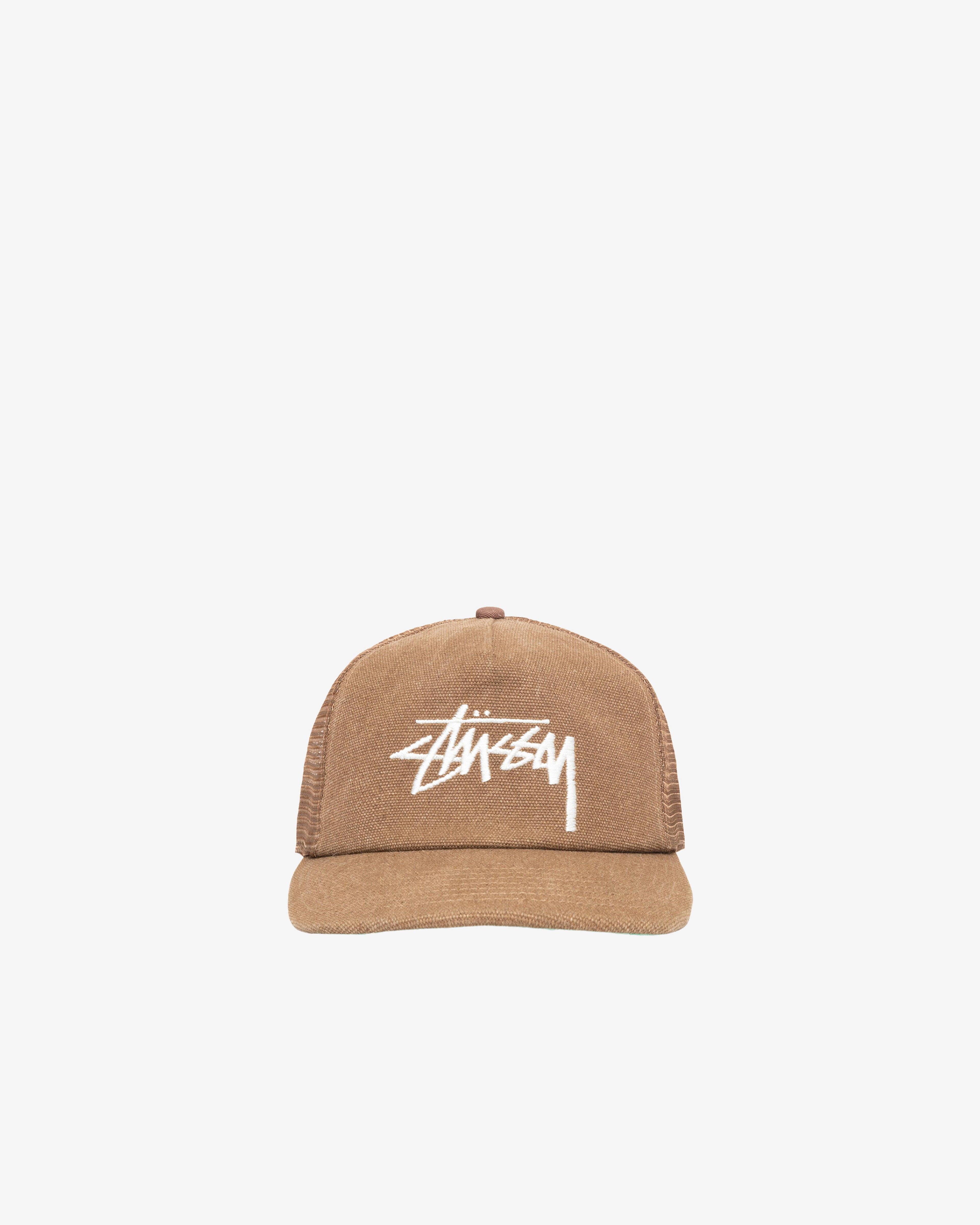 Stüssy - Men's Md Big Stock Mesh Cap - (Brown) by STUSSY