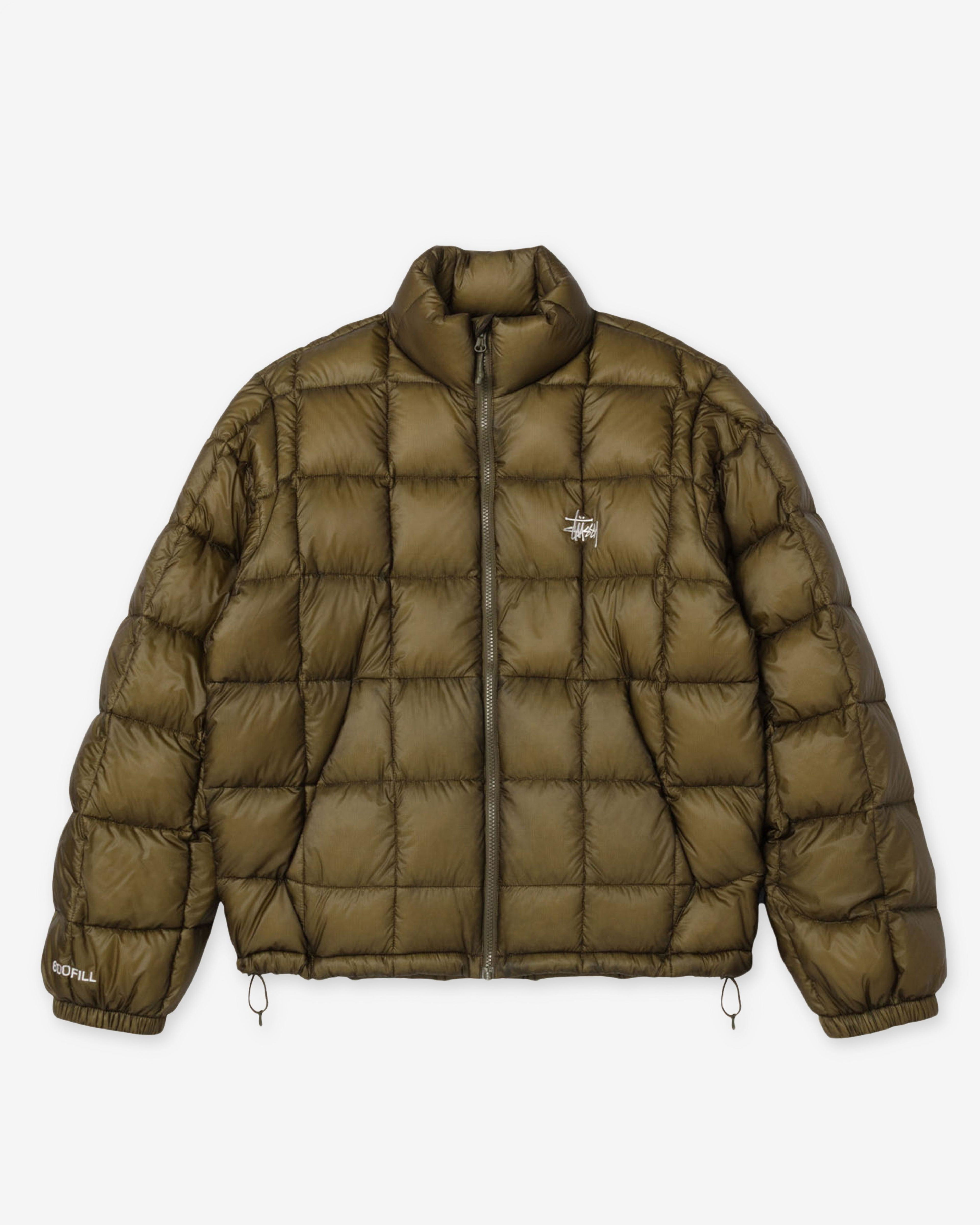 Stüssy - Men's Midweight Puffer - (Olive) by STUSSY