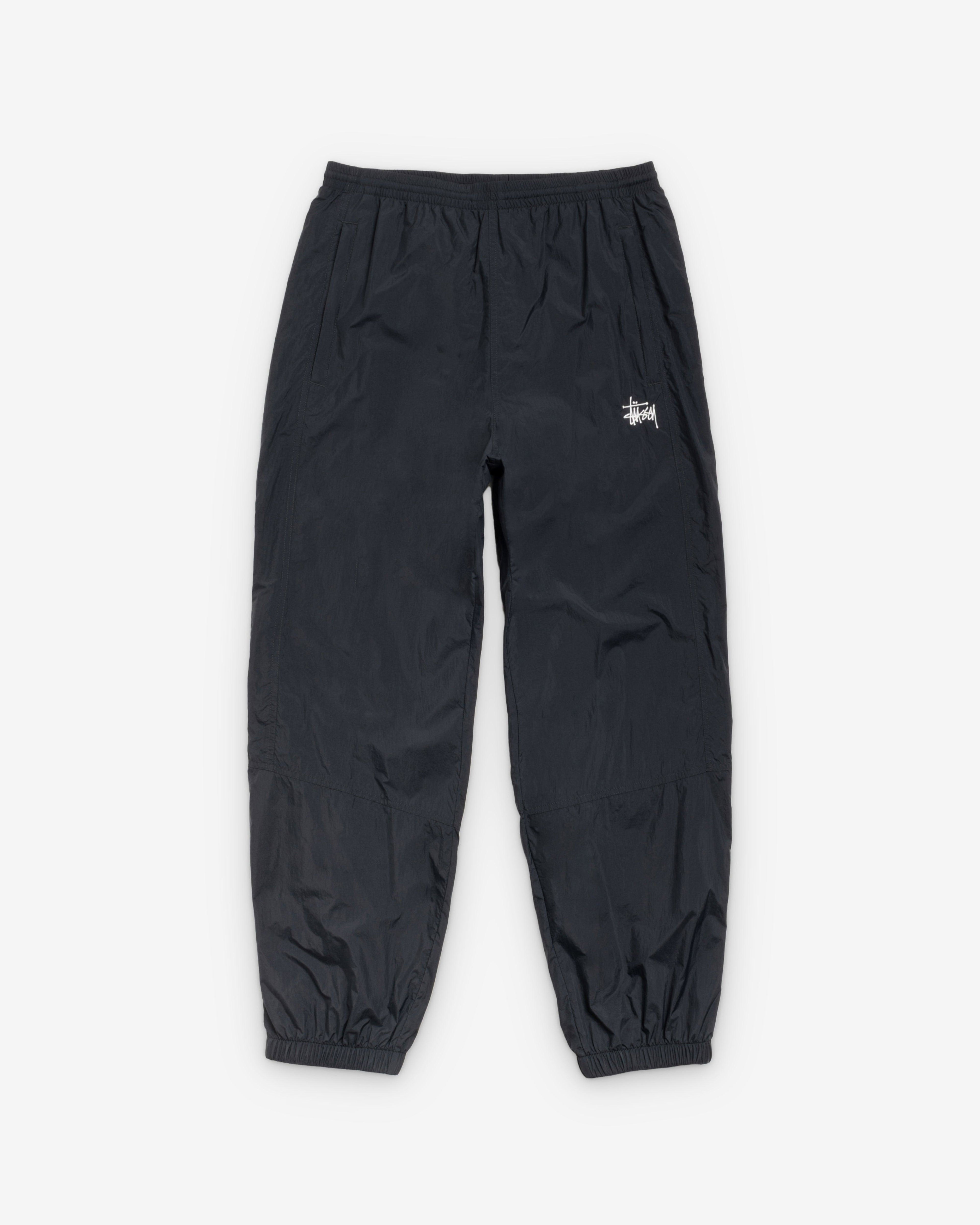 Stüssy - Men's Nylon Track Pant - (Black) by STUSSY
