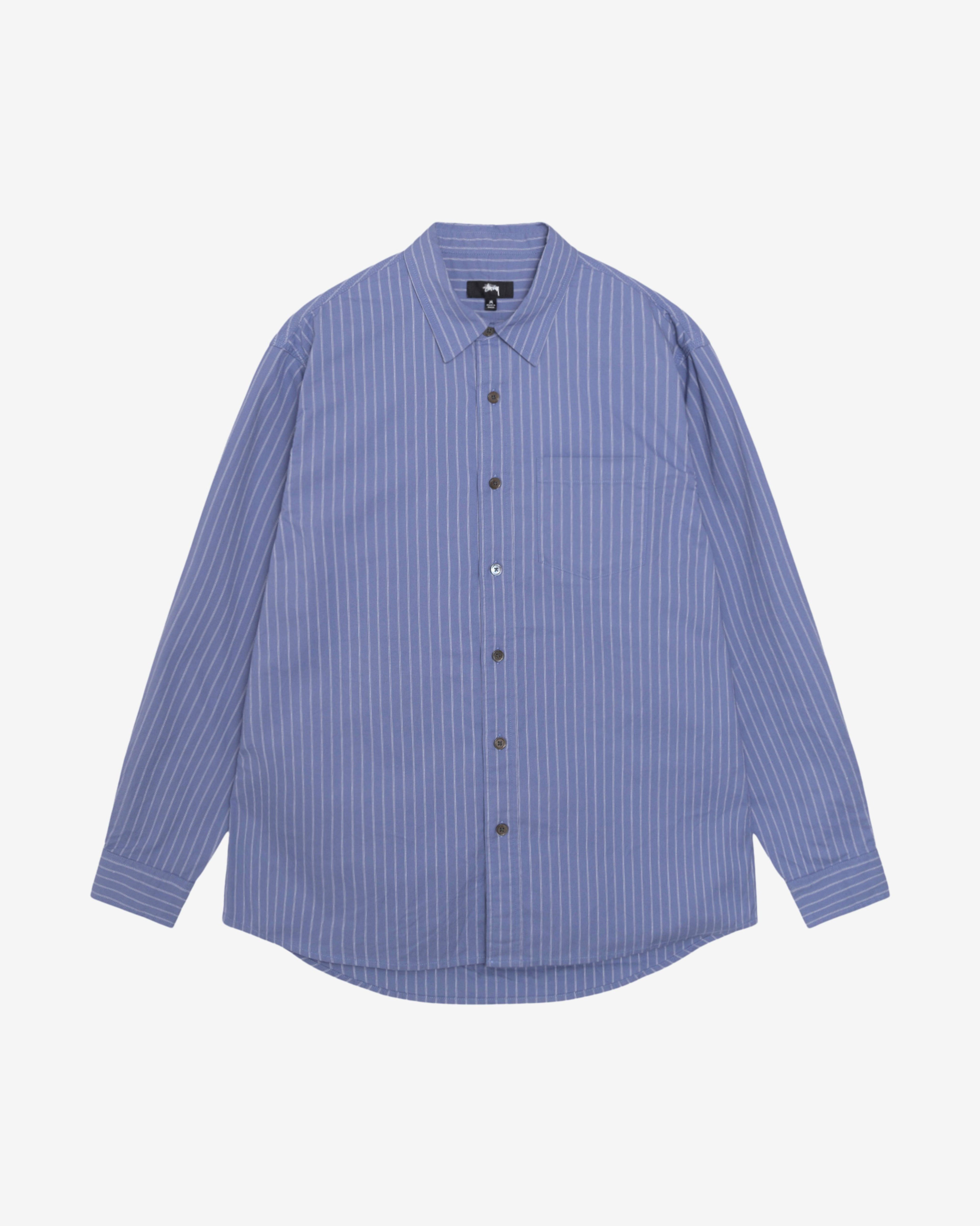 Stüssy - Men's Oxford Long Sleeve Shirt - (Blst) by STUSSY