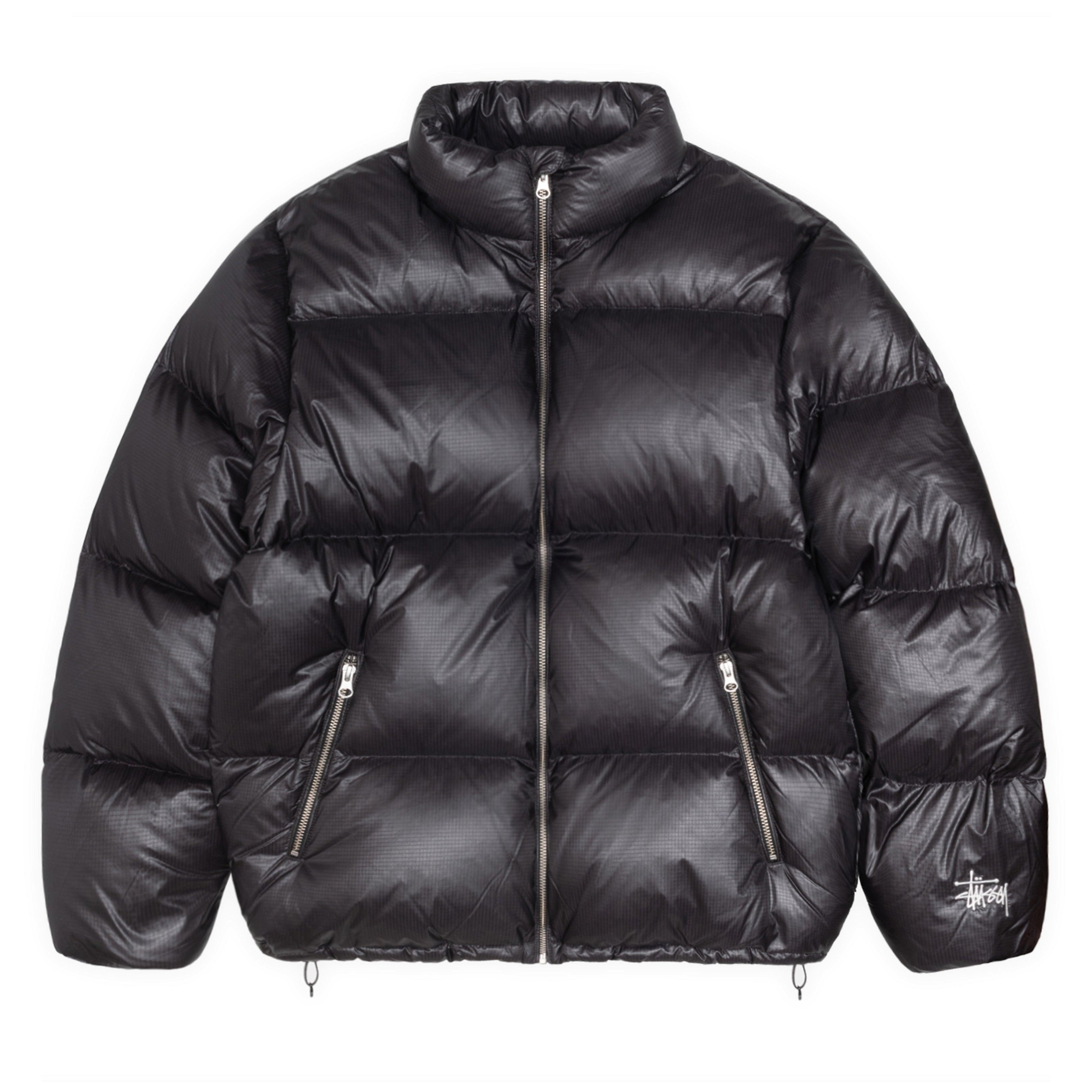 Stüssy - Men's Parachute Ripstop Down Puffer - (Charcoal) by STUSSY