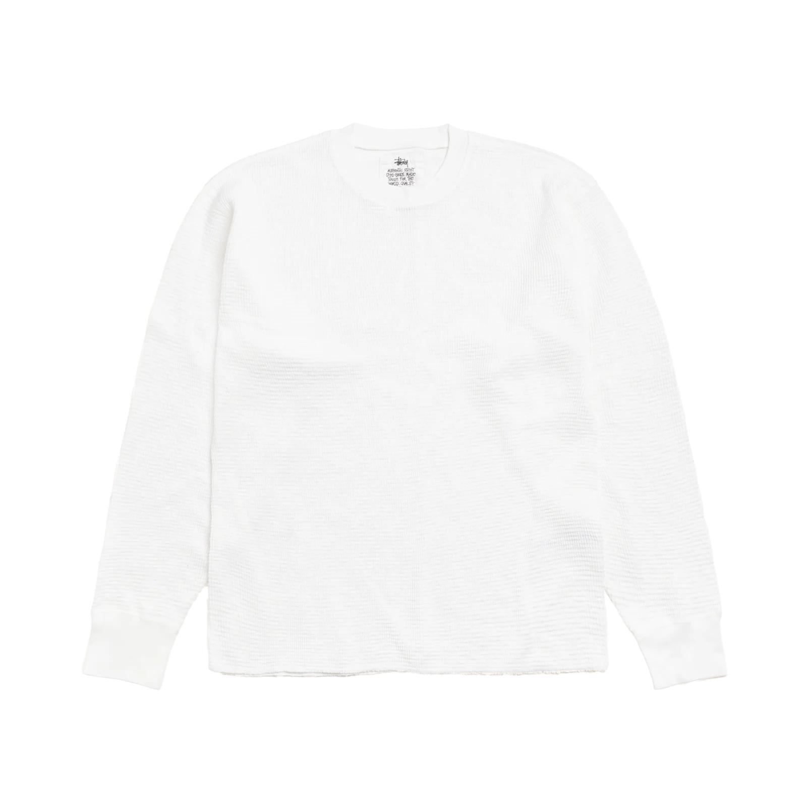 Stüssy - Men's Pigment Dyed Long Sleeve Thermal - (White) by STUSSY