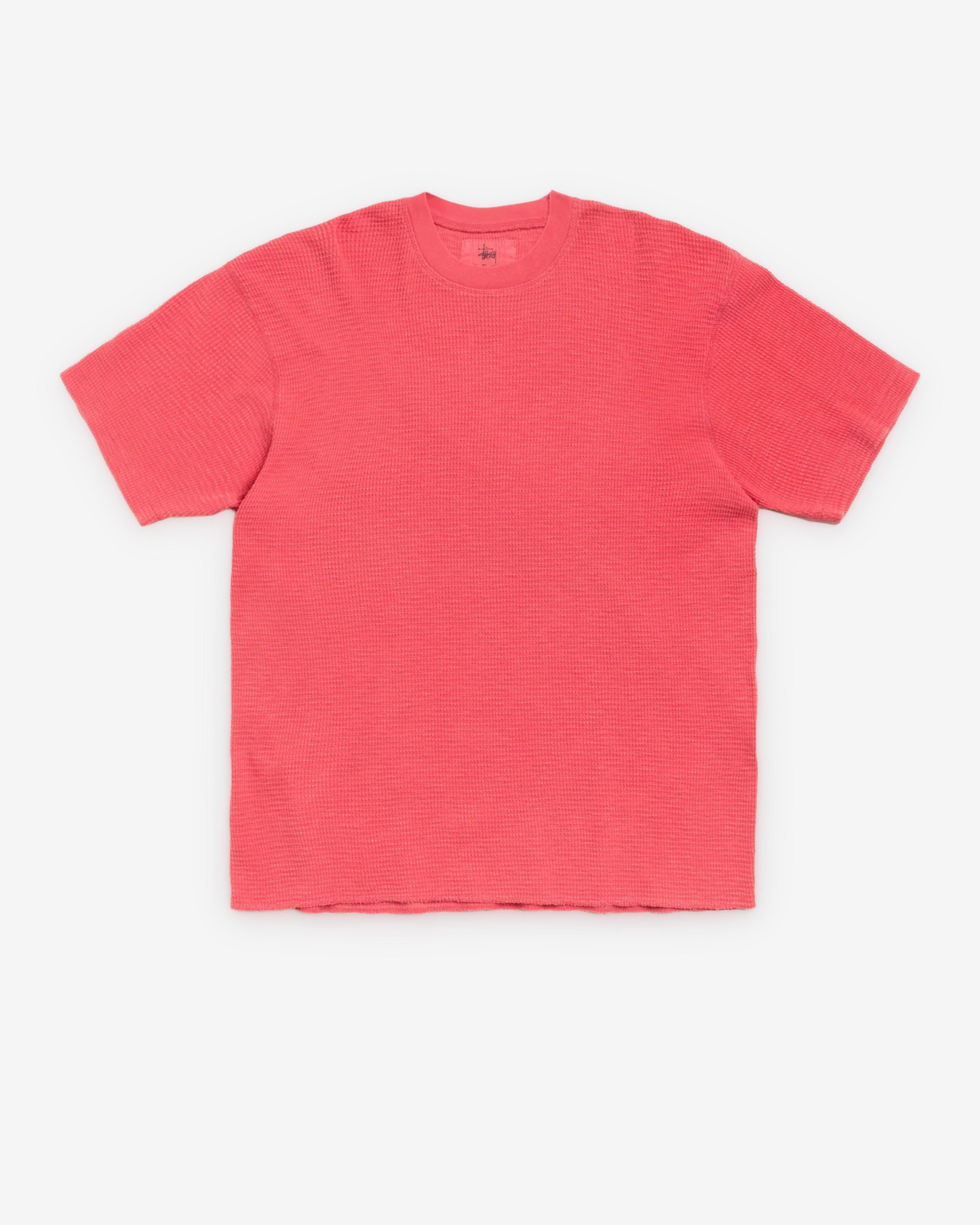 Stüssy - Men's Pigment Dyed SS Thermal - (Washed Red) by STUSSY