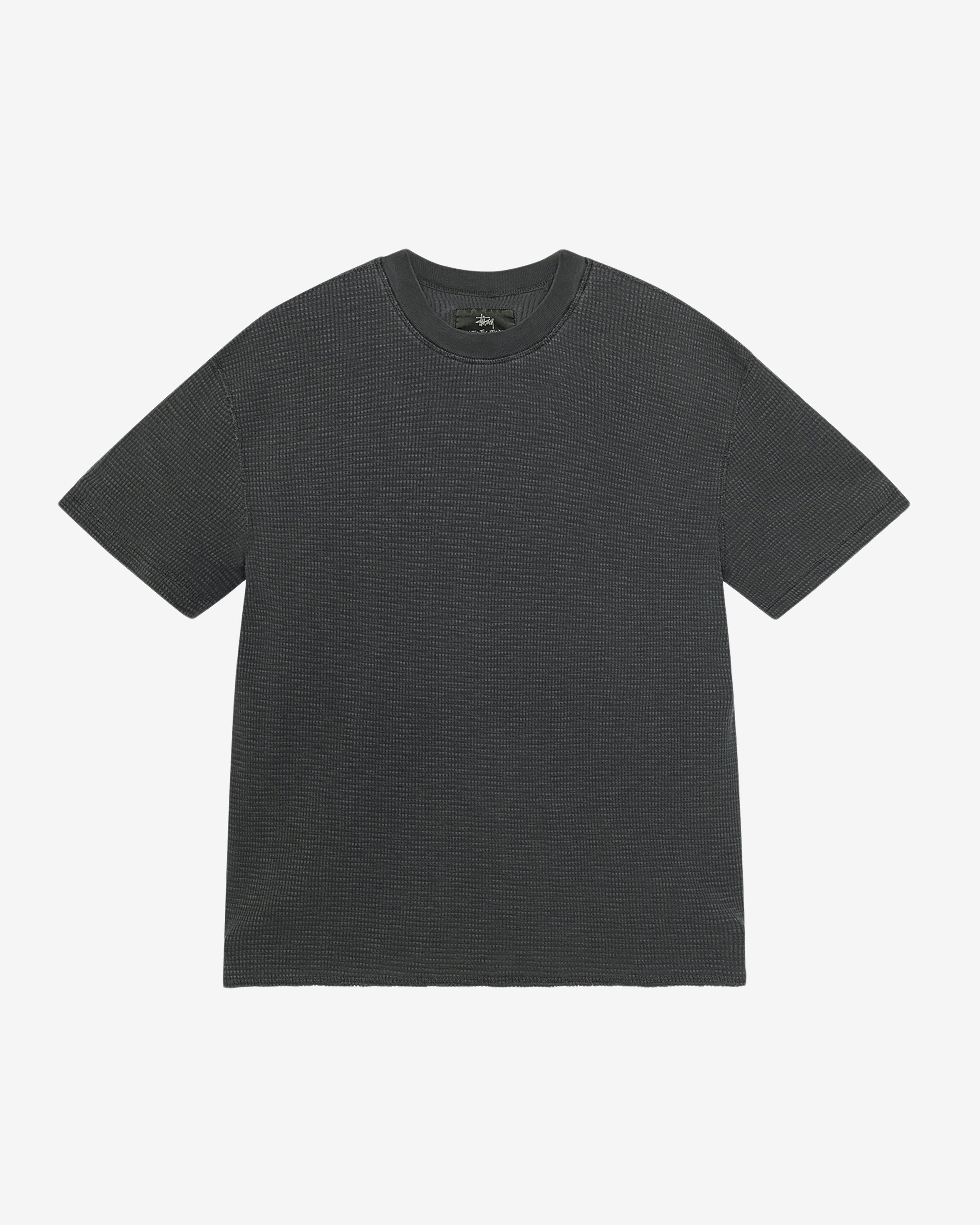 Stüssy - Men’s Pigment Dyed Short Sleeve Thermal - (Faded Black) by STUSSY