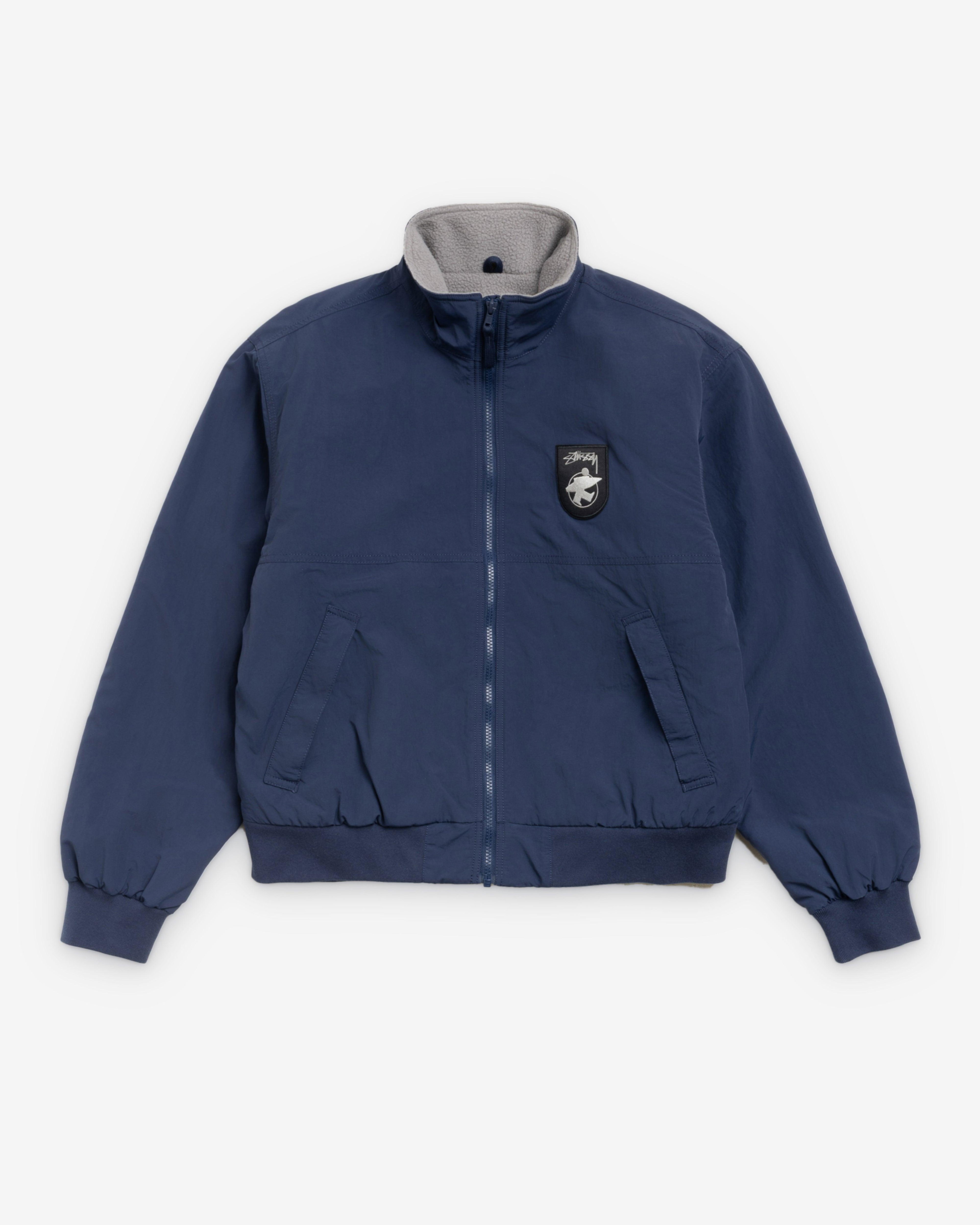Stüssy - Men's Polar Fleece Lined Jacket - (Navy) by STUSSY