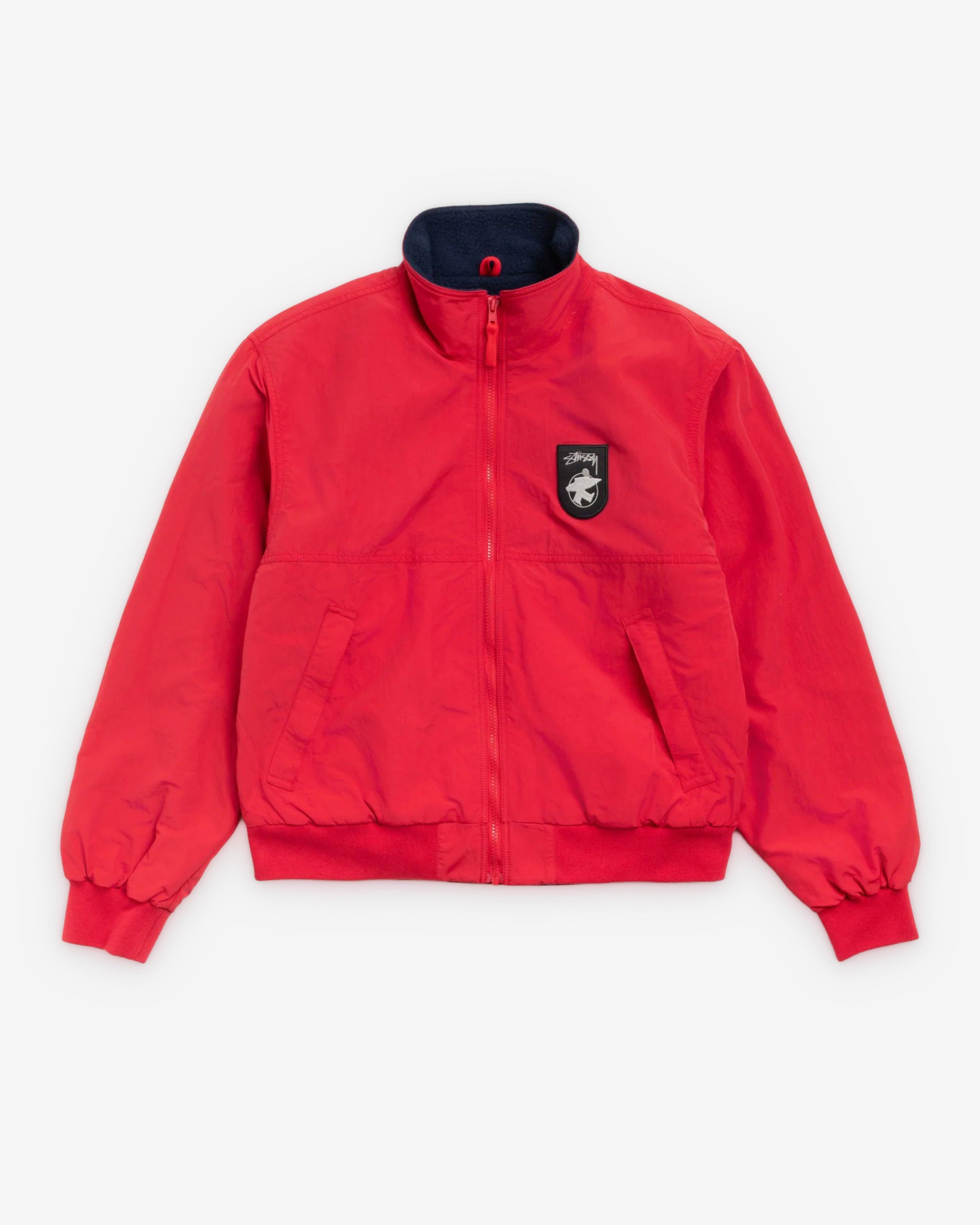 Stüssy - Men's Polar Fleece Lined Jacket - (Red) by STUSSY