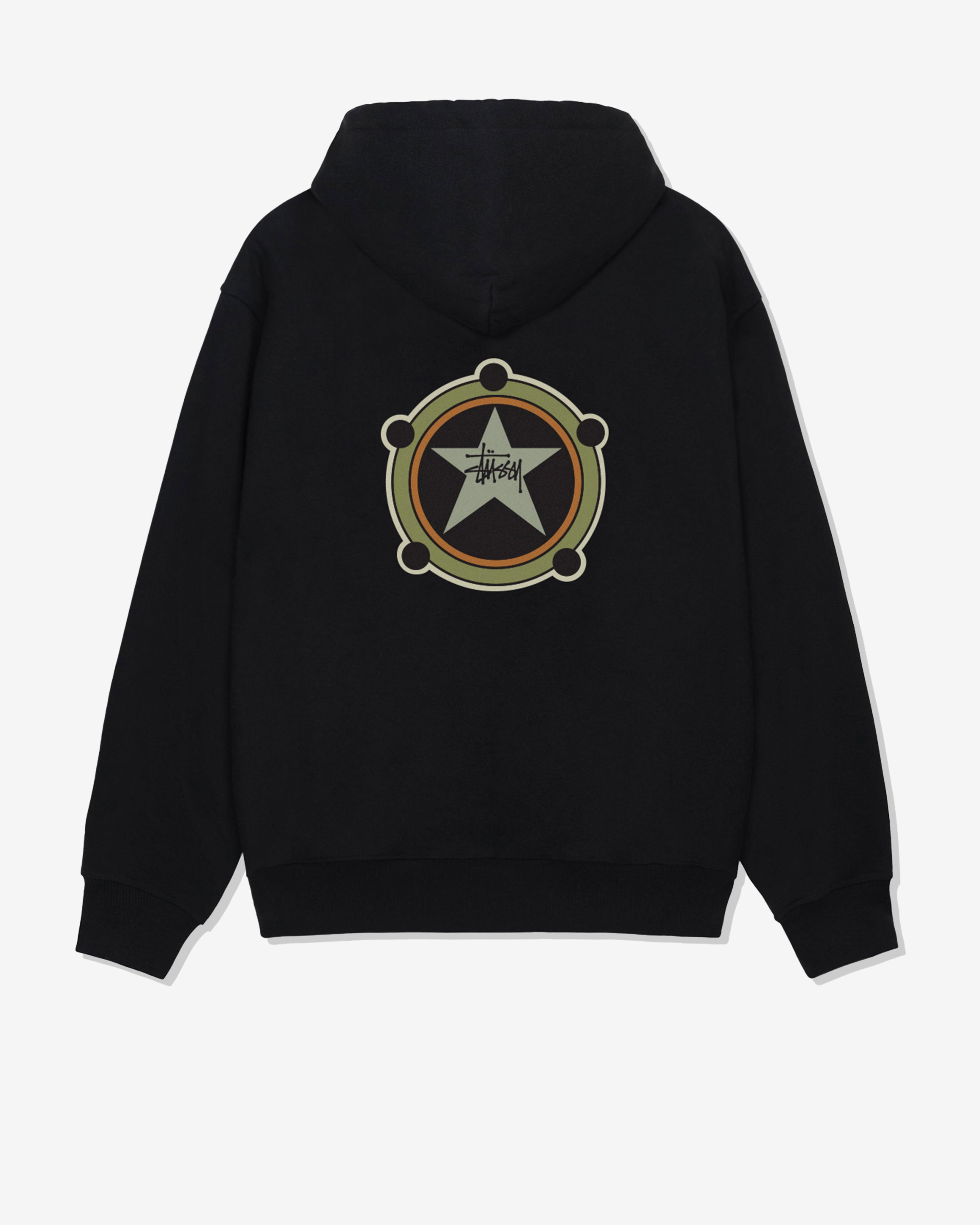 Stüssy - Men's Ranger Zip Hoodie - (Black) by STUSSY