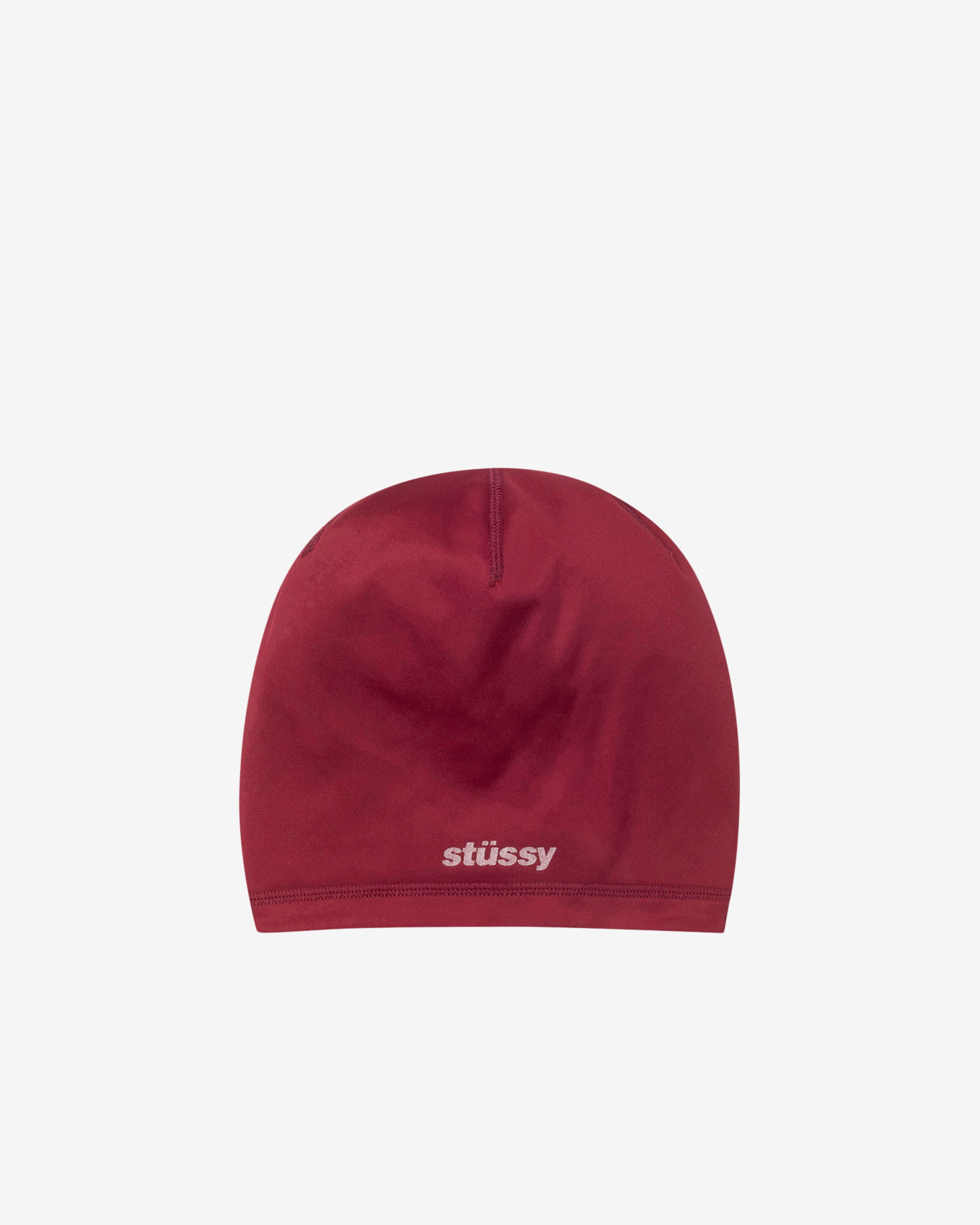 Stüssy - Men’s Reversible Tech Skullcap - (Wine) by STUSSY