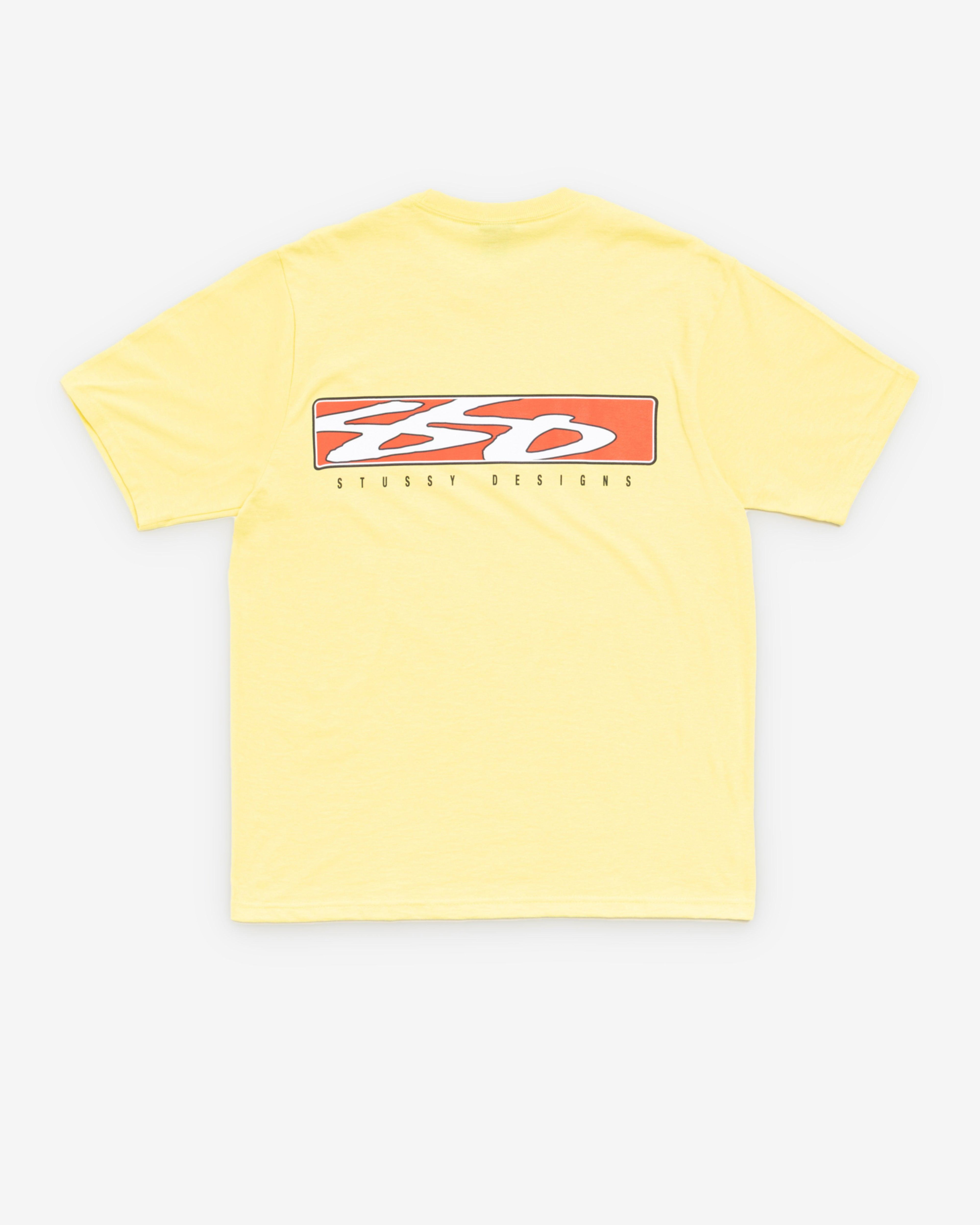 Stüssy - Men's S Box Tee - (Lemon) by STUSSY