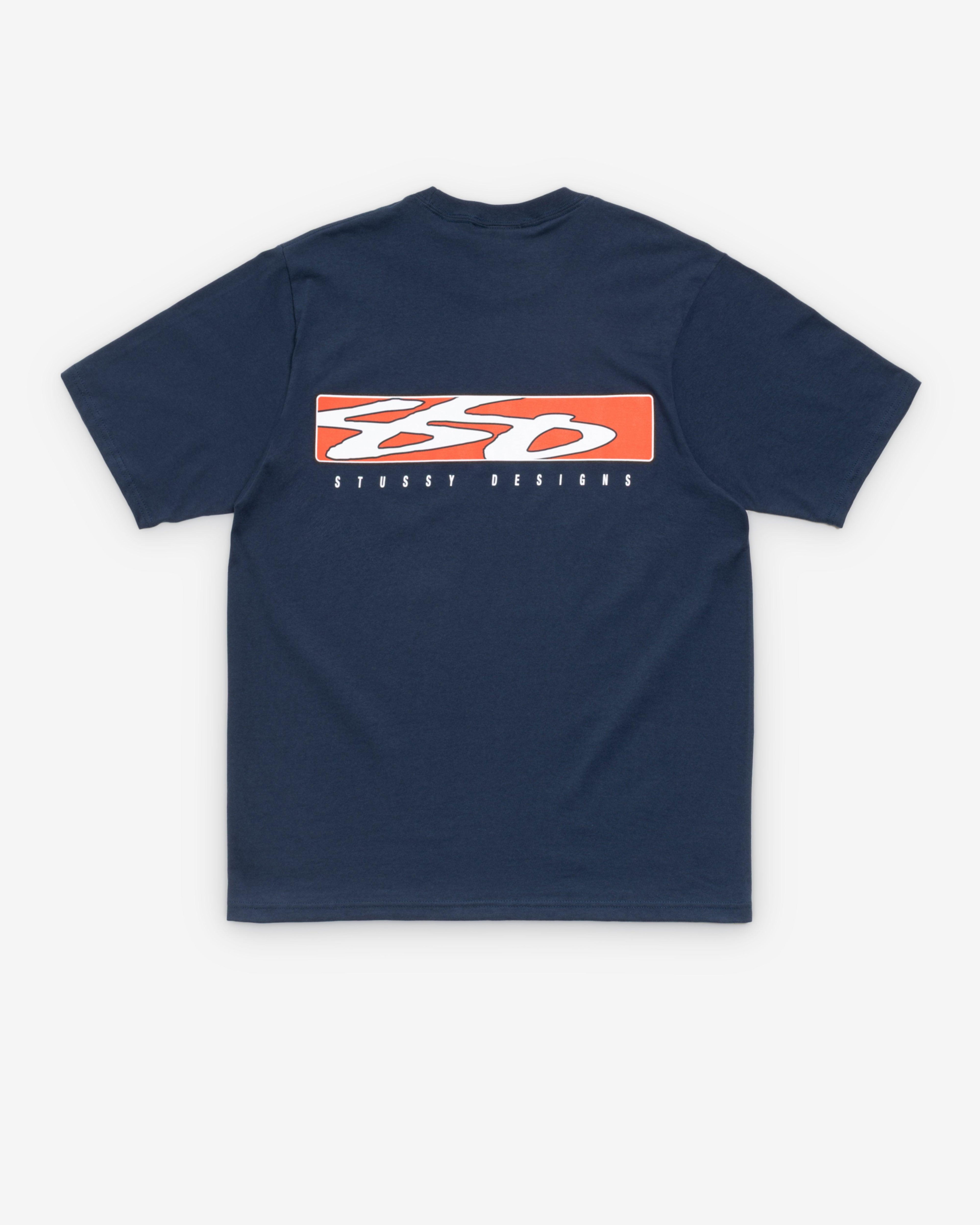 Stüssy  - Men's S Box Tee - (Navy) by STUSSY