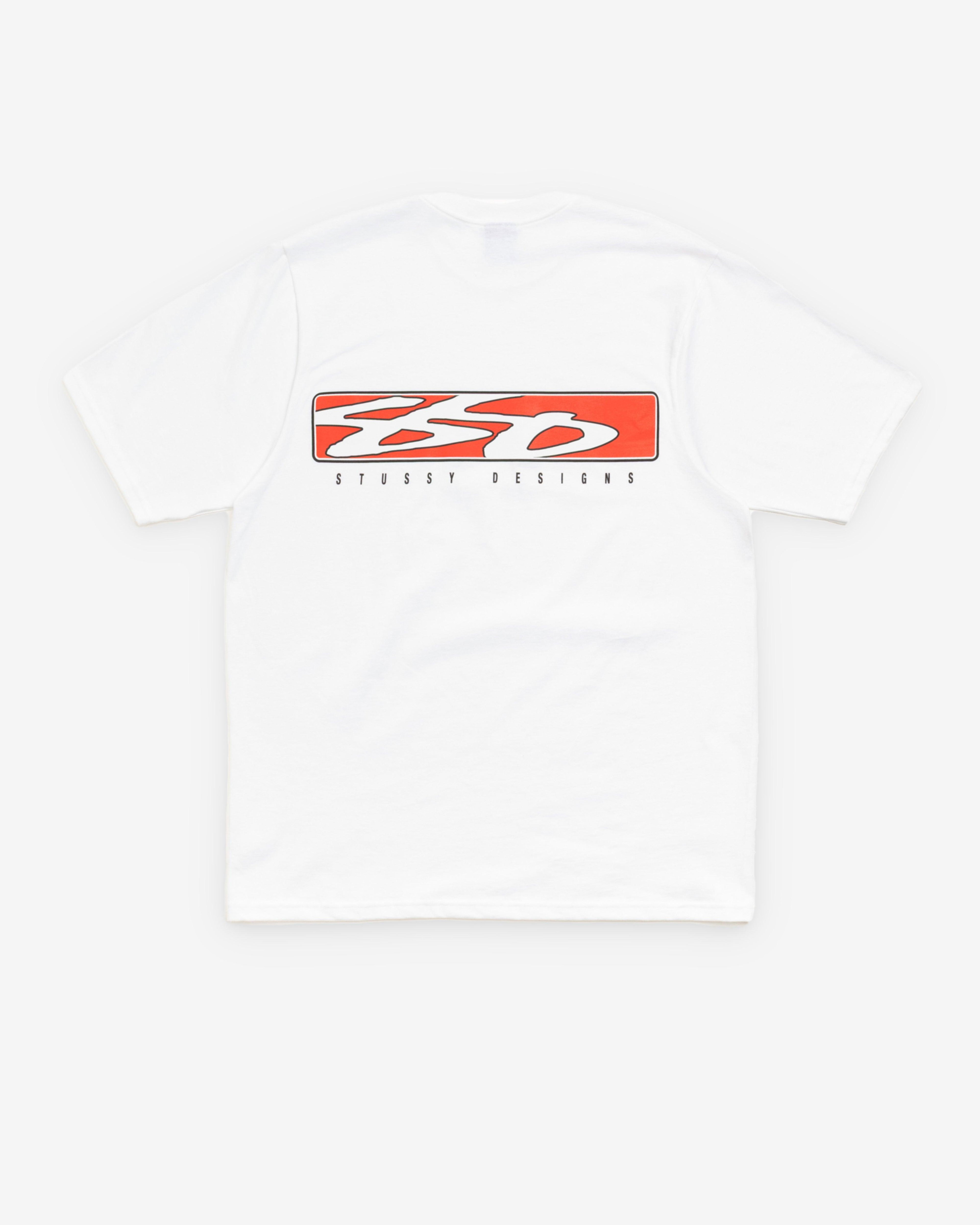 Stüssy  - Men's S Box Tee - (White) by STUSSY