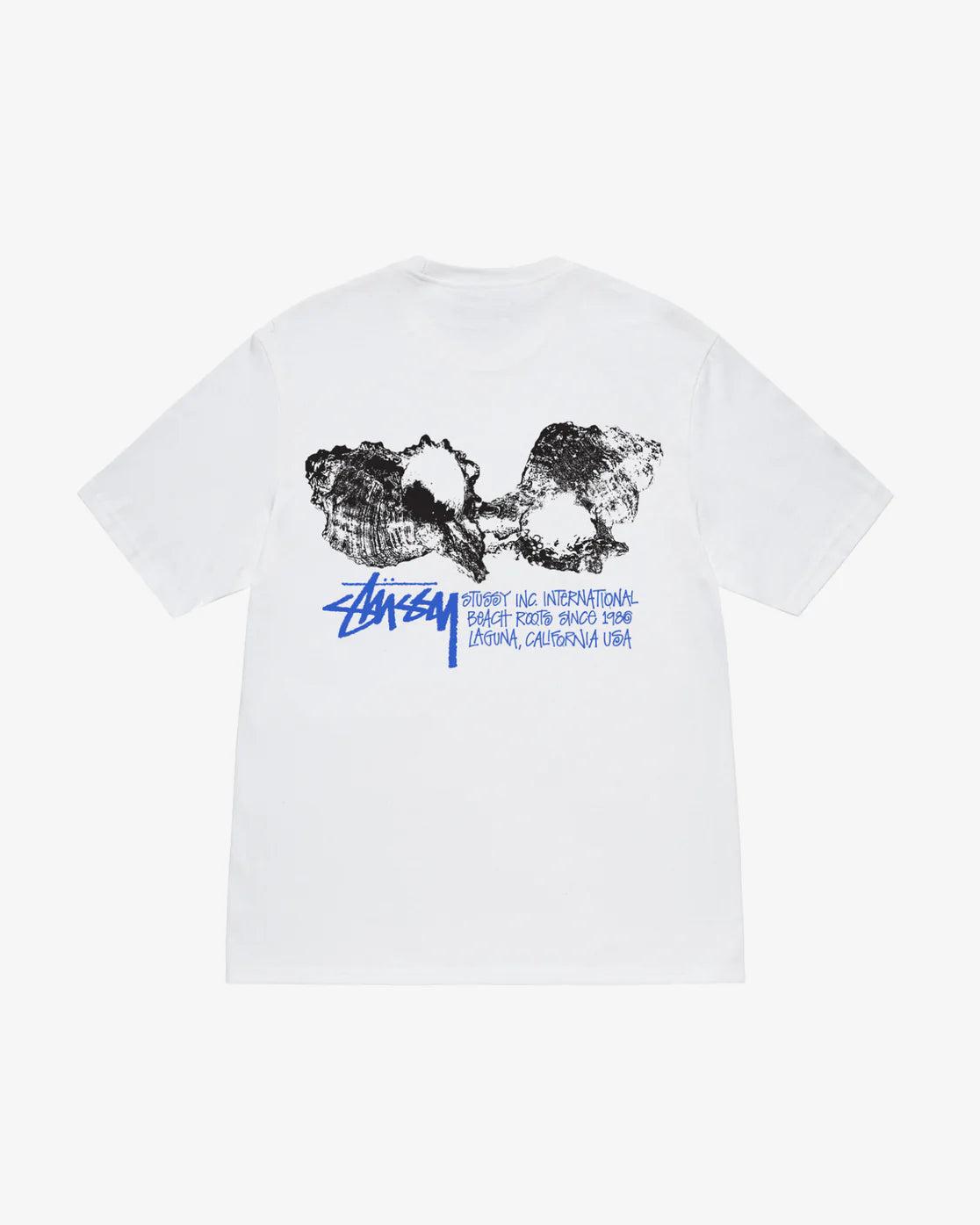 Stüssy - Men's Shells Tee - (White) - 1905067 SS24 by STUSSY