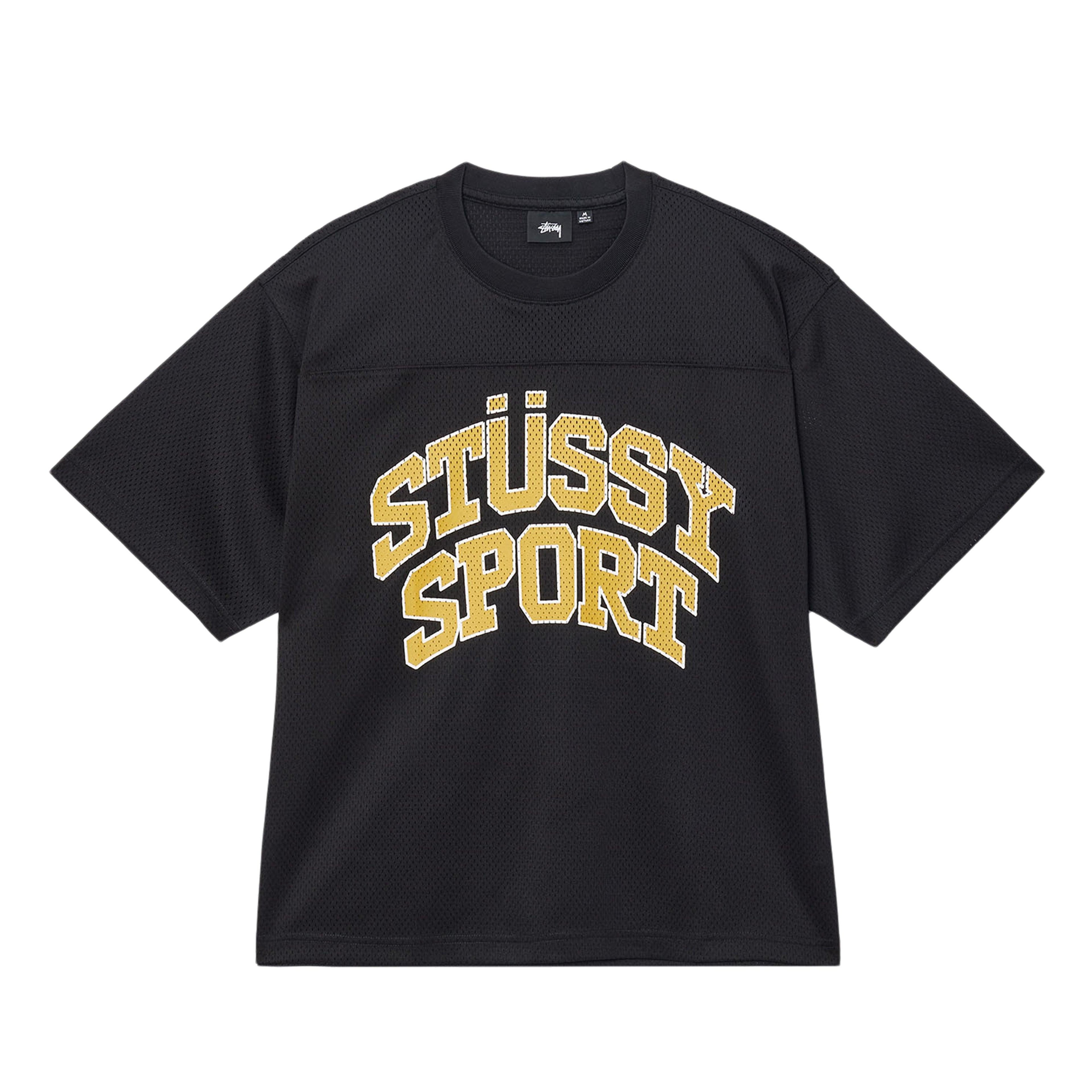 Stüssy - Men's Sport Mesh Football Jersey - (Black) by STUSSY