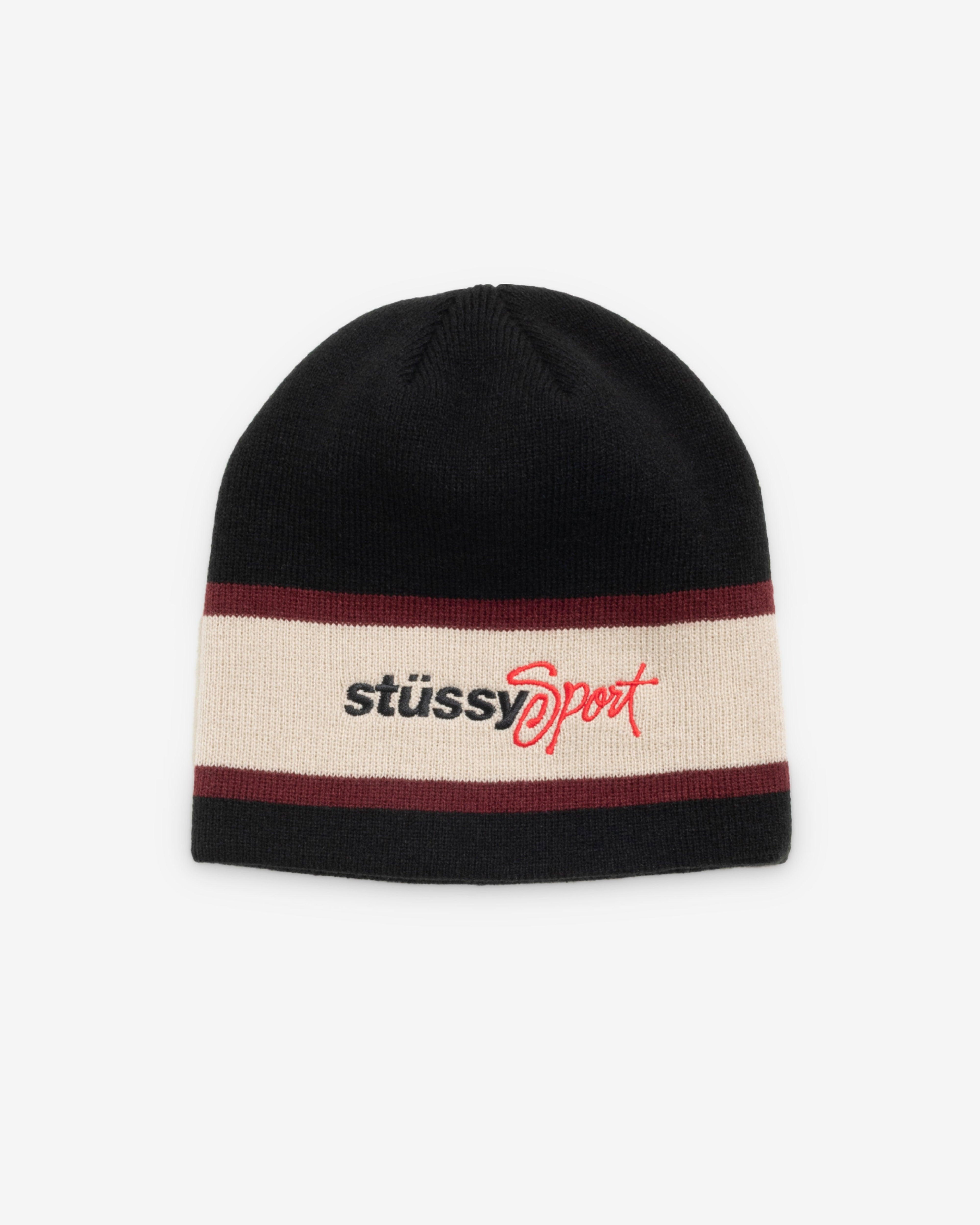 Stüssy - Men's Stüssy Sport Stripe Skullcap - (Black) by STUSSY