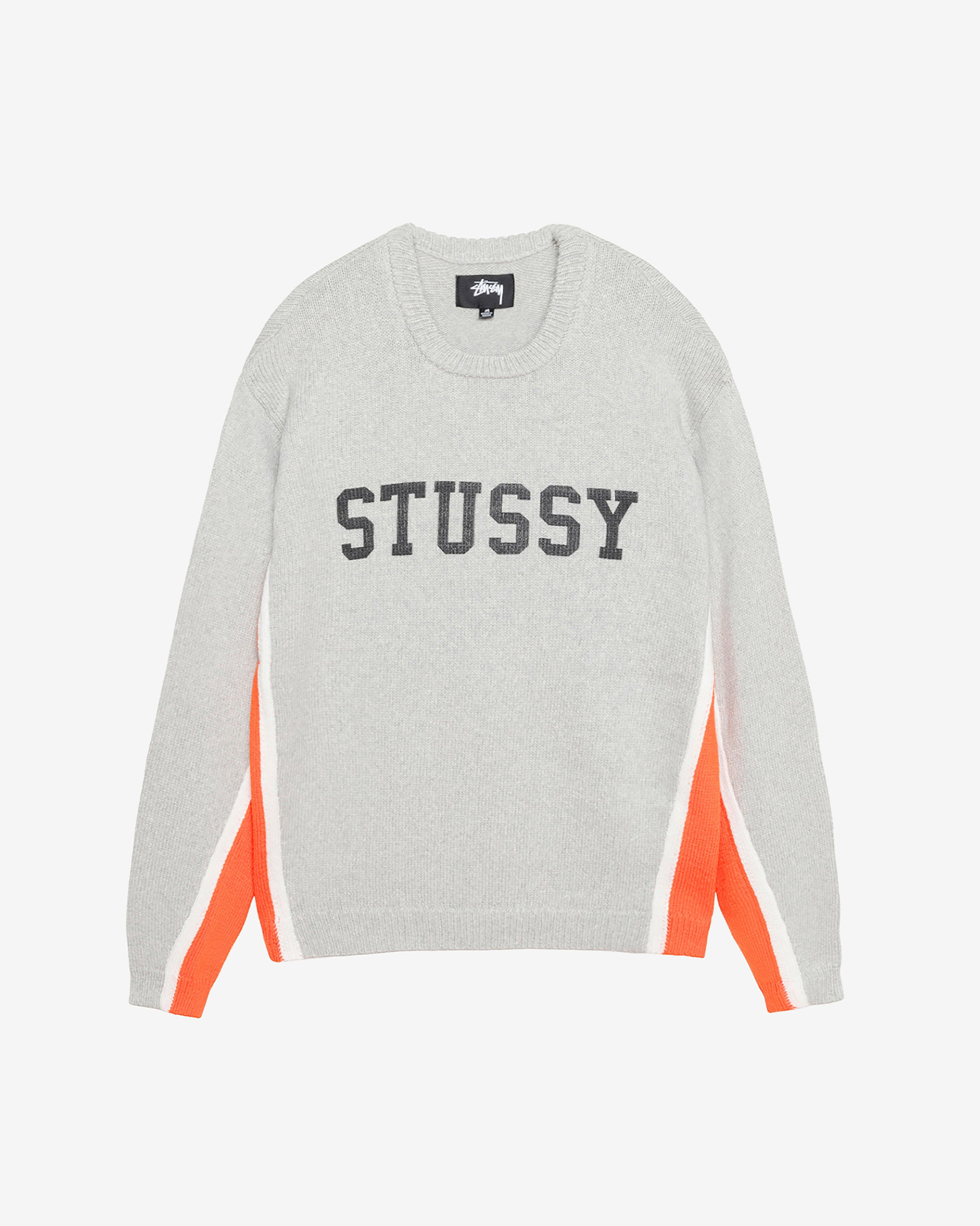 Stüssy - Men's Stüssy Stripe Crew - (Heather) by STUSSY