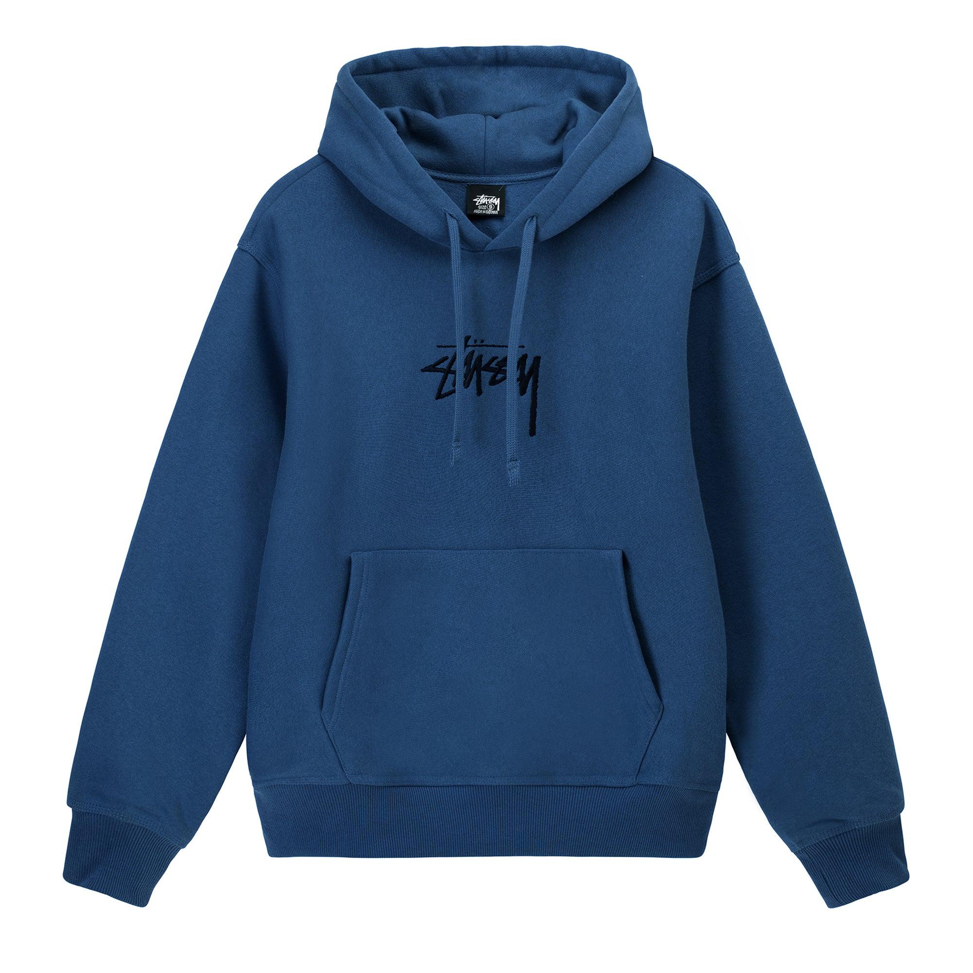 Stüssy - Men's Stock Logo App. Hood - (Midnight) by STUSSY