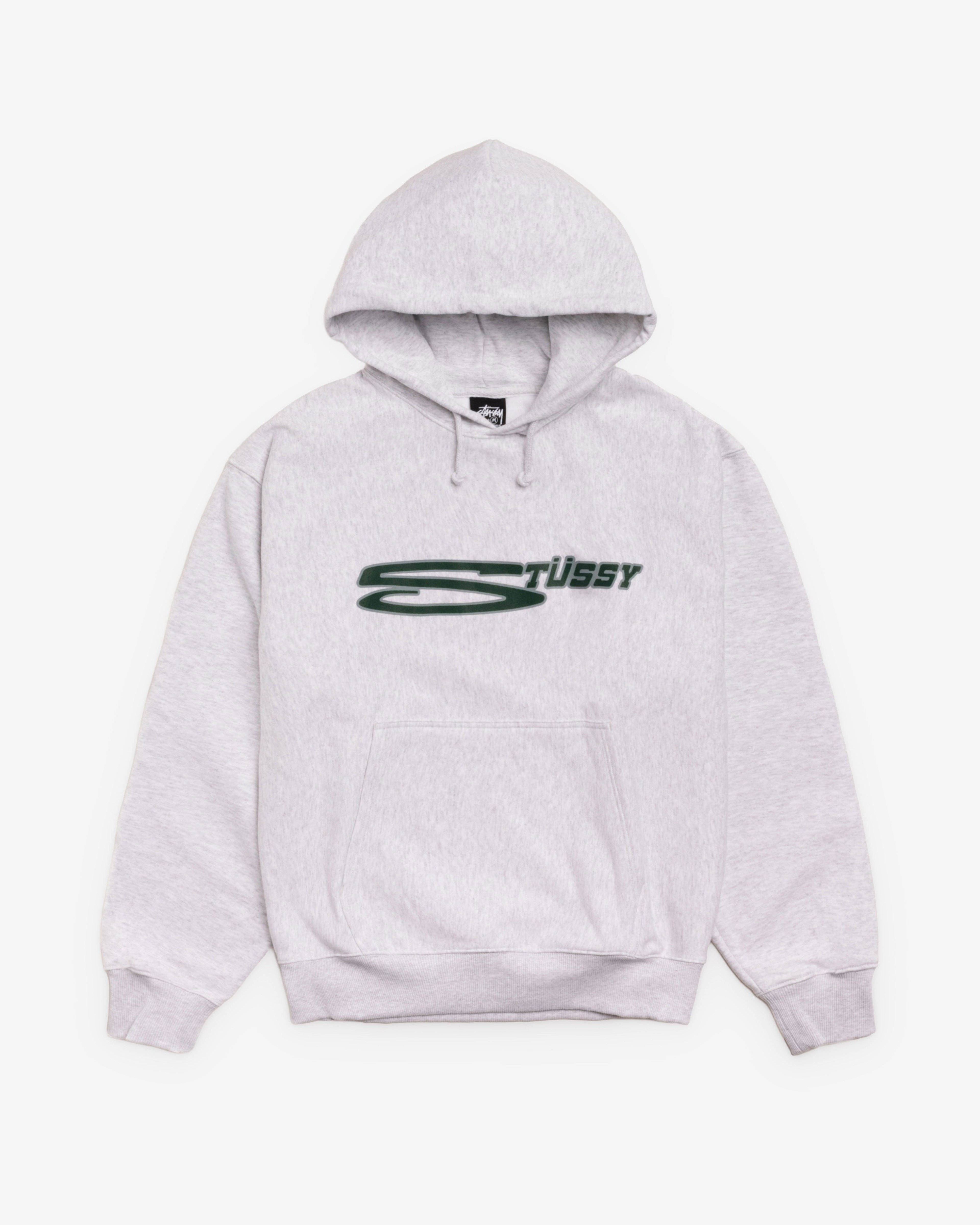 Stüssy - Men's Stretch Hoodie - (Ash Heather) by STUSSY