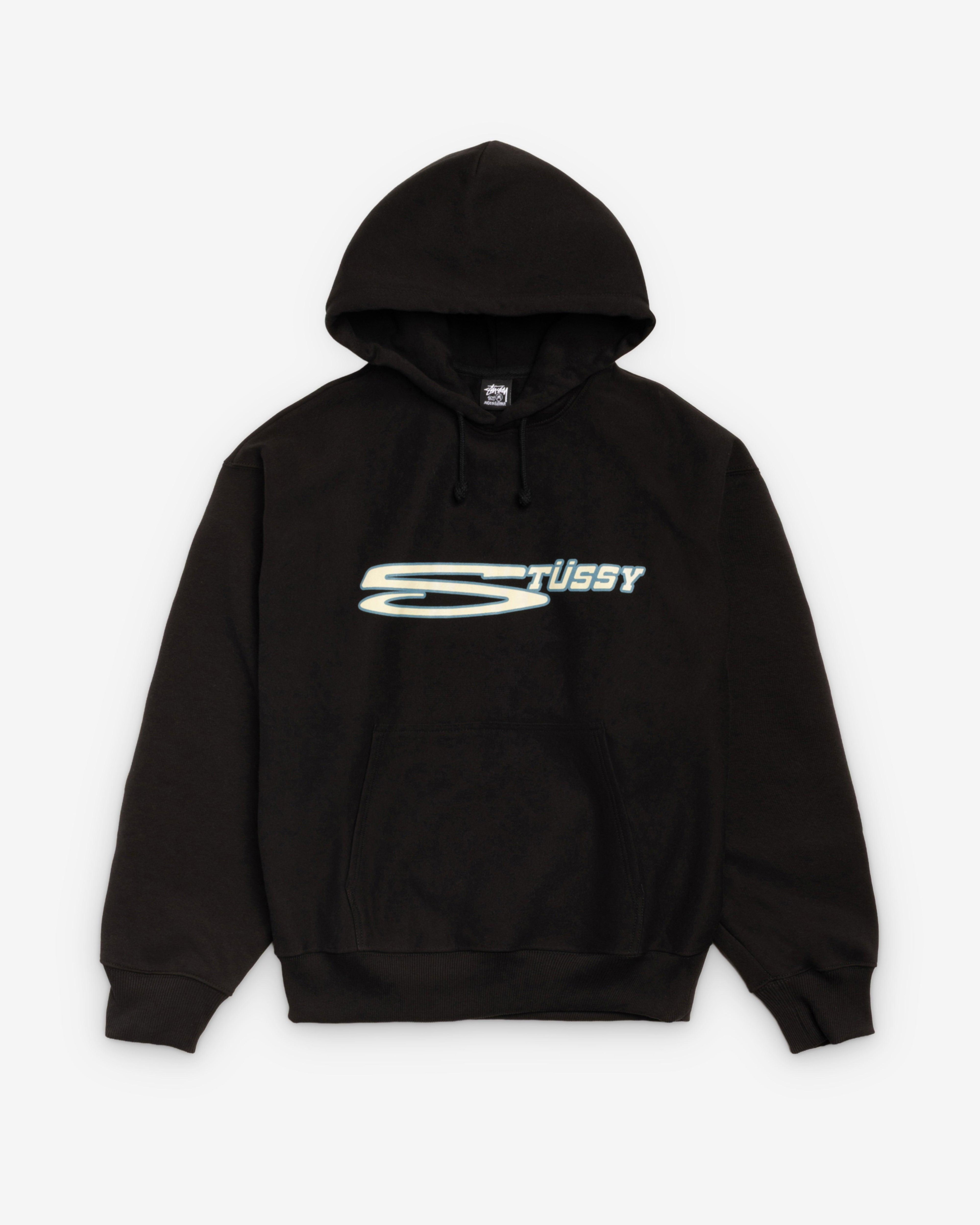 Stüssy - Men's Stretch Hoodie - (Black) by STUSSY