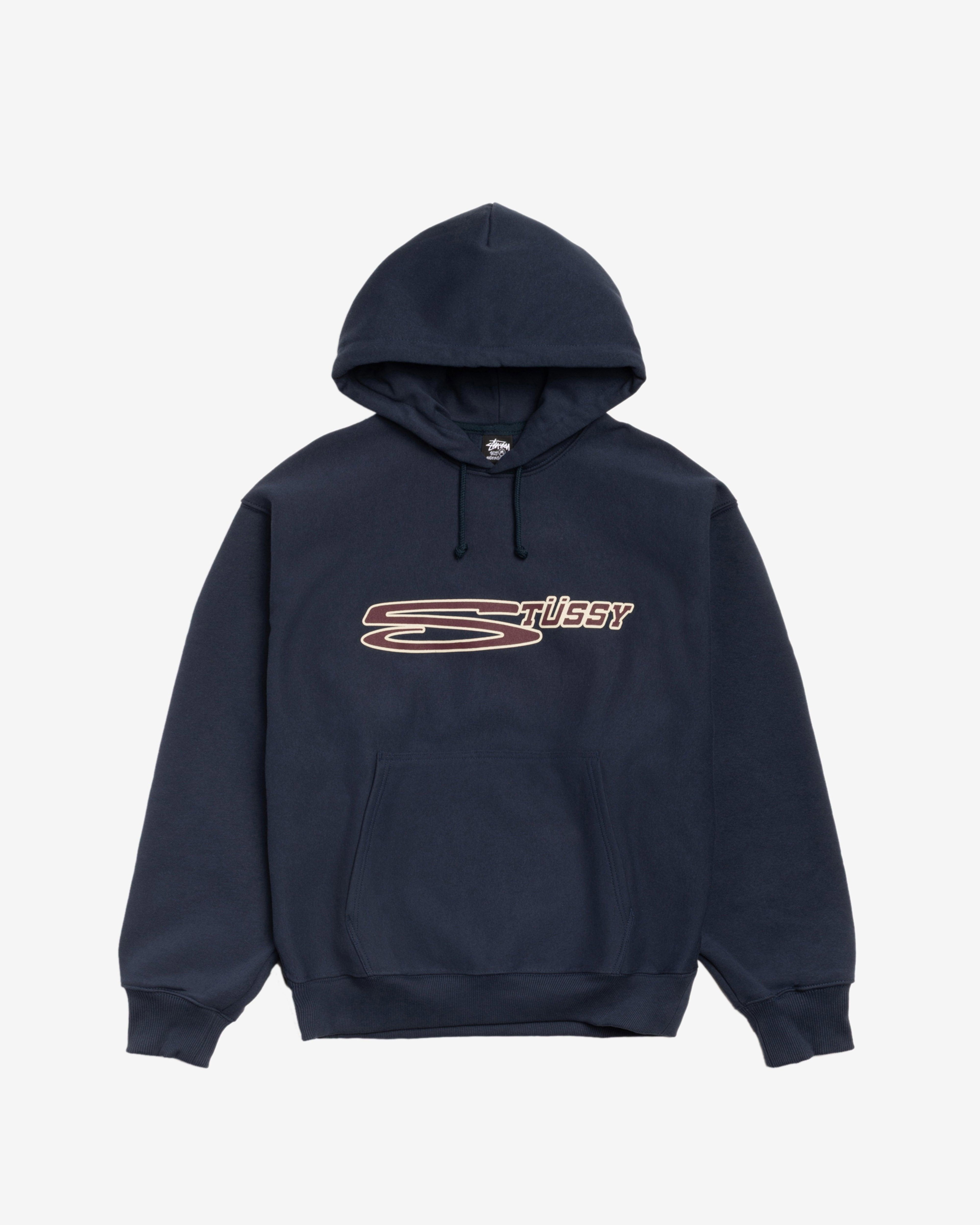 Stüssy - Men's Stretch Hoodie - (Navy) by STUSSY