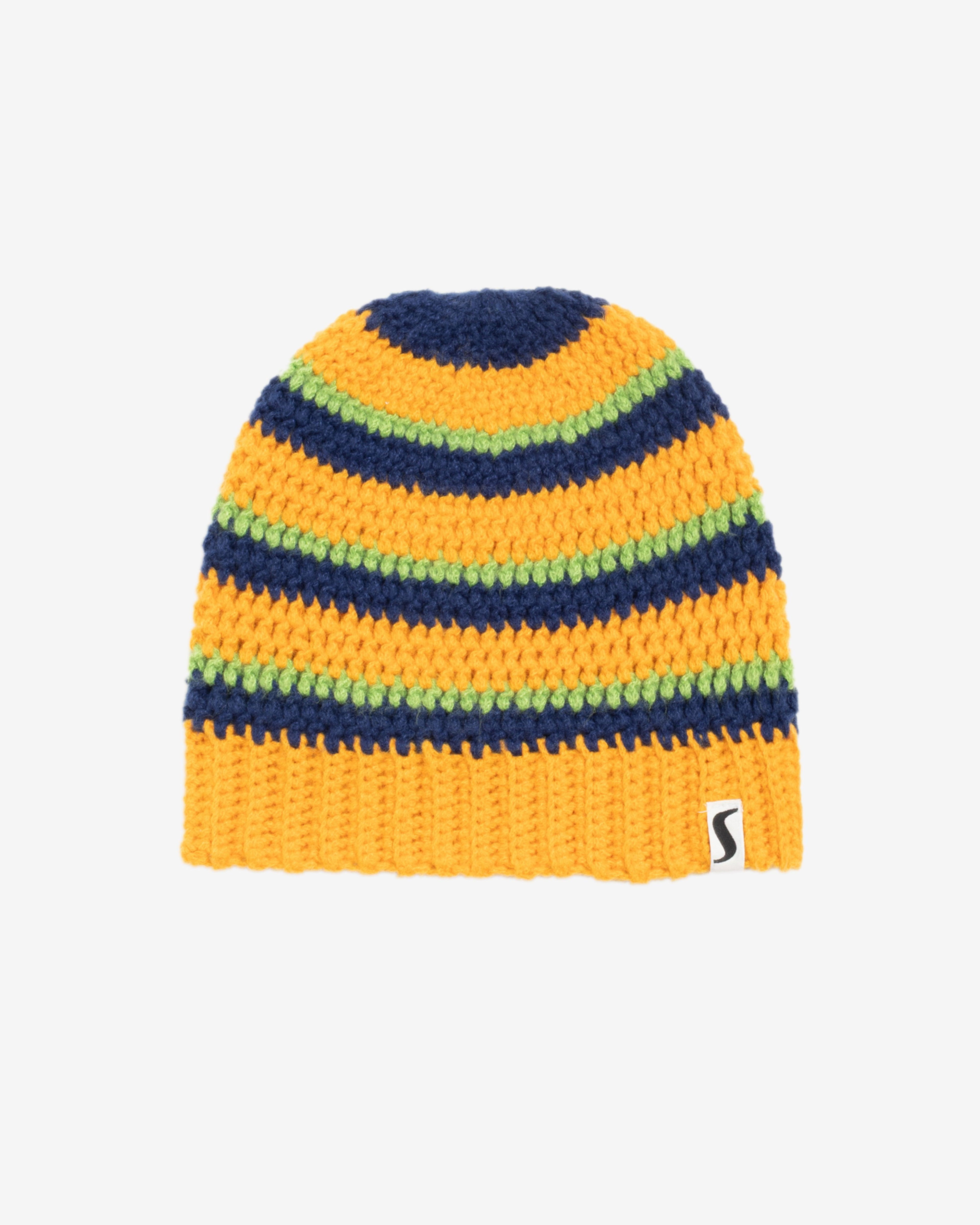 Stüssy - Men's Stripe Knit Skullcap - (Gold) by STUSSY