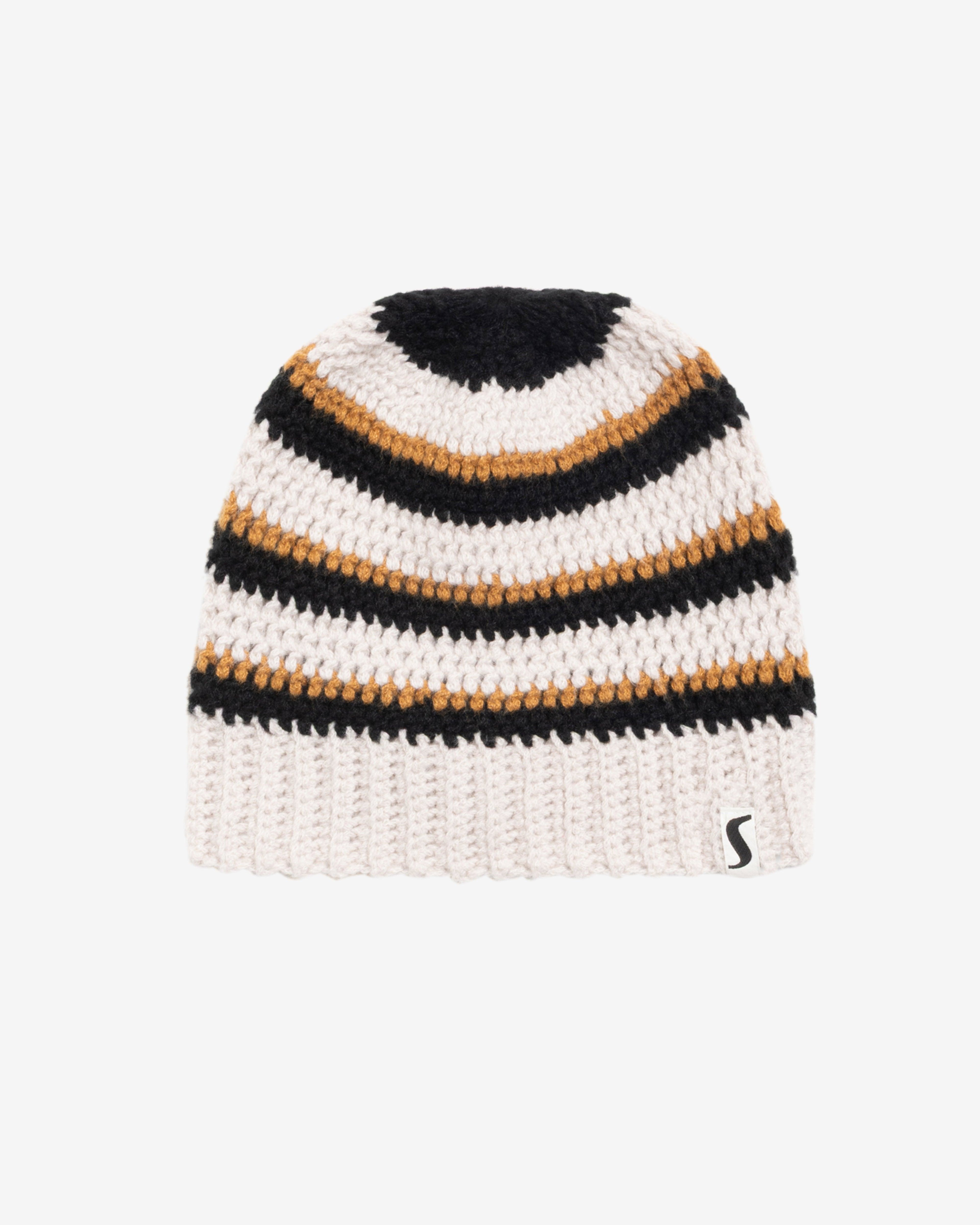Stüssy - Men's Stripe Knit Skullcap - (Stone) by STUSSY