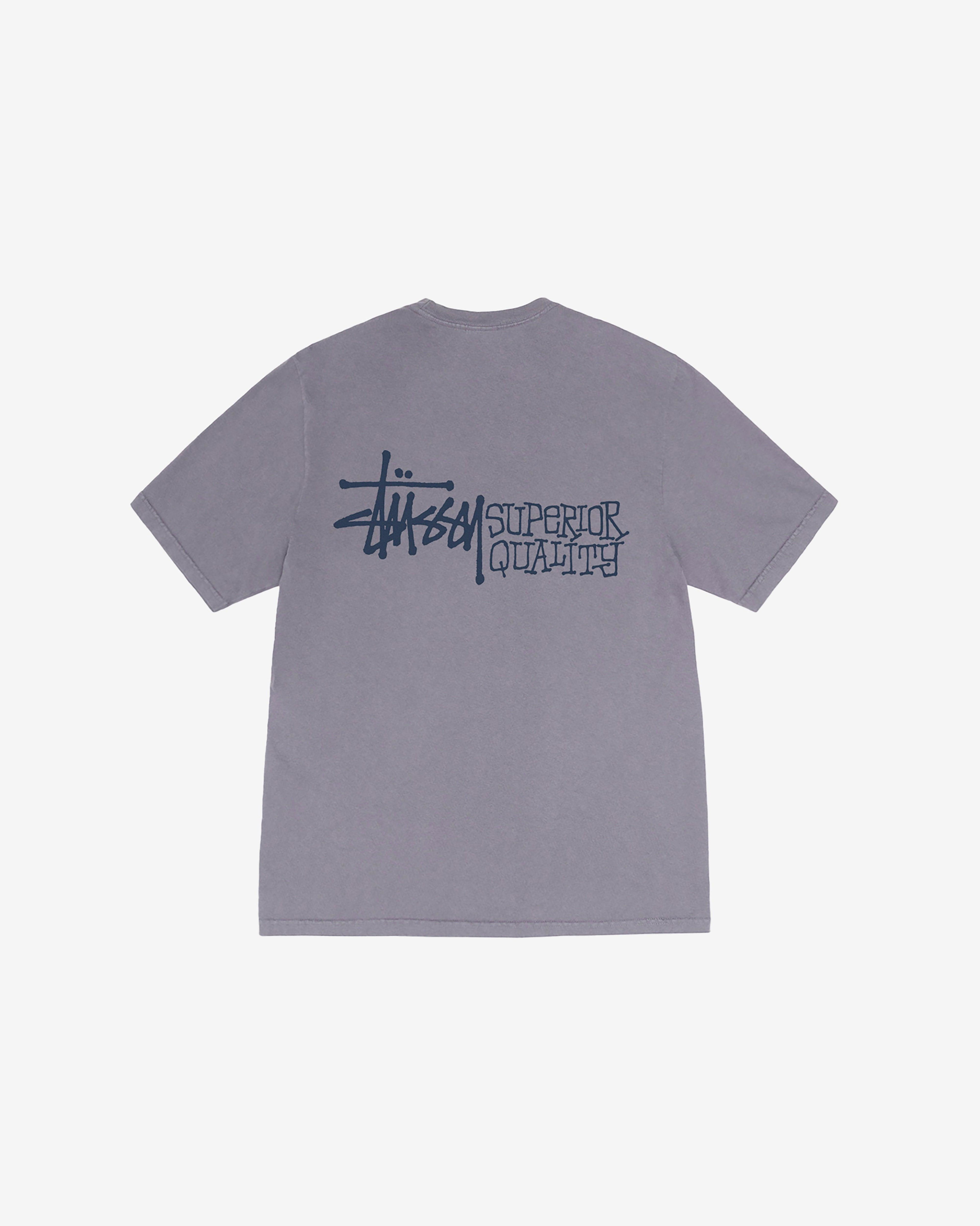 Stüssy - Men's Superior Quality Pig. Dyed T-Shirt - (Shar) by STUSSY