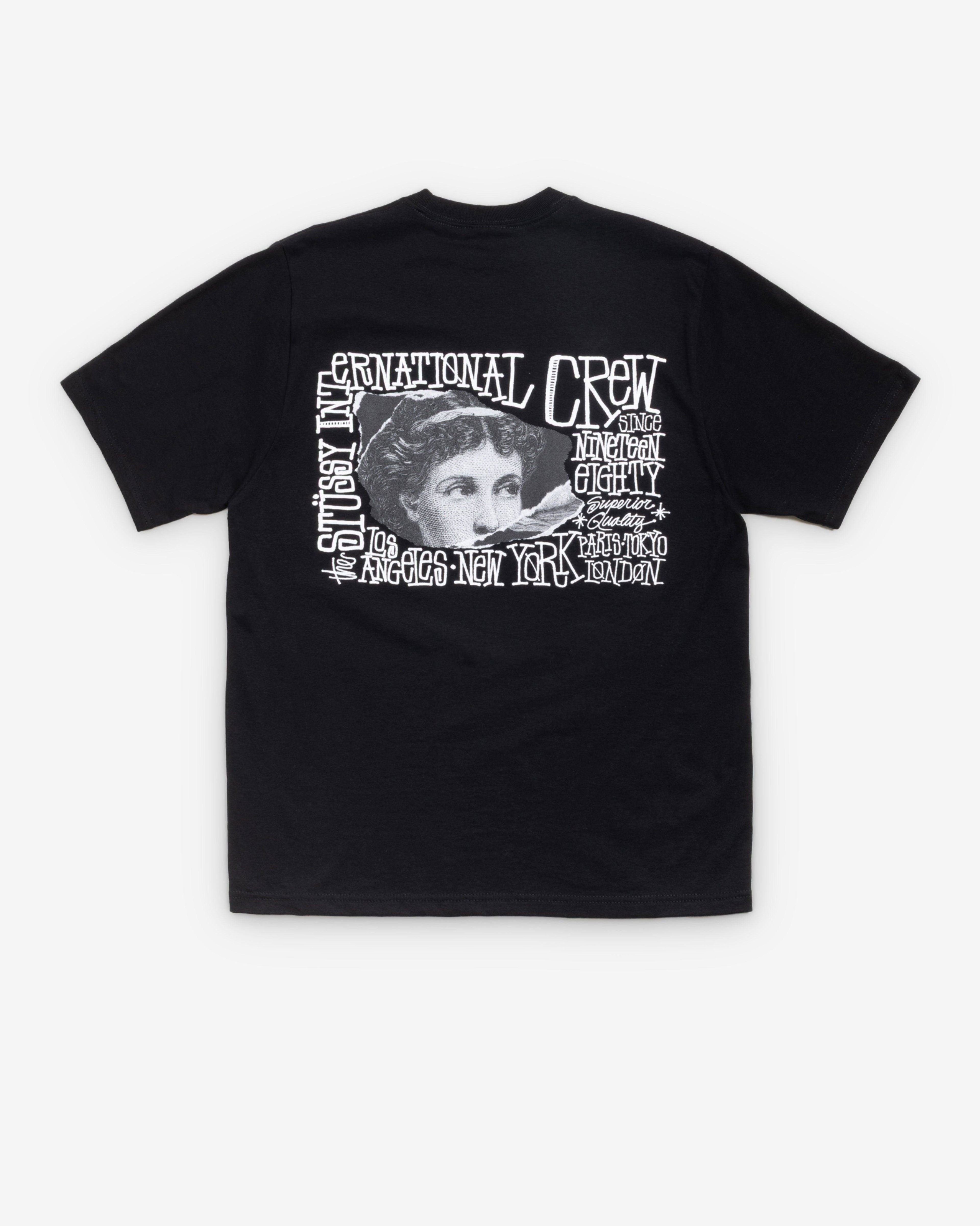 Stüssy - Men's Victoria Tee - (Black) by STUSSY
