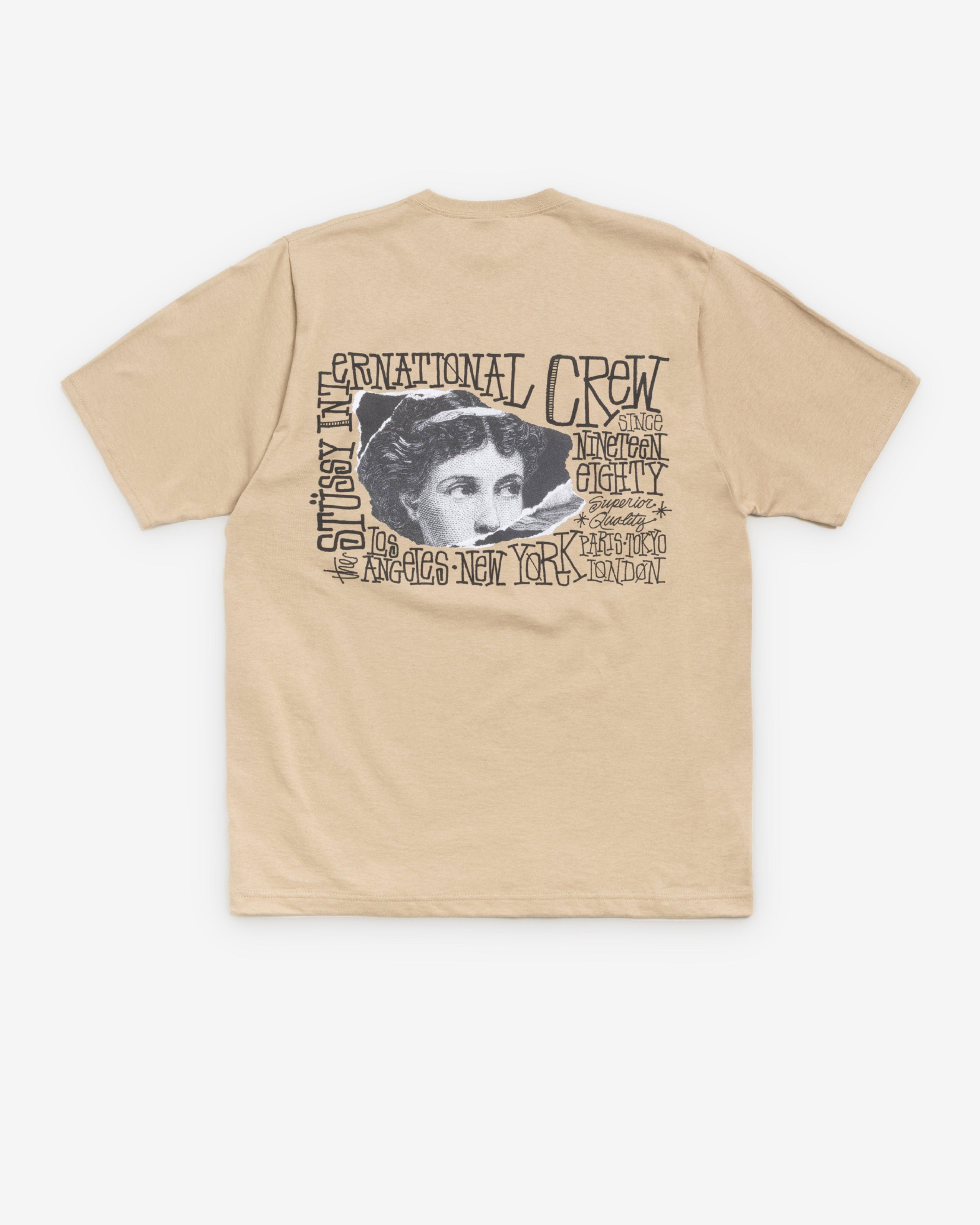 Stüssy  - Men's Victoria Tee - (Khaki) by STUSSY