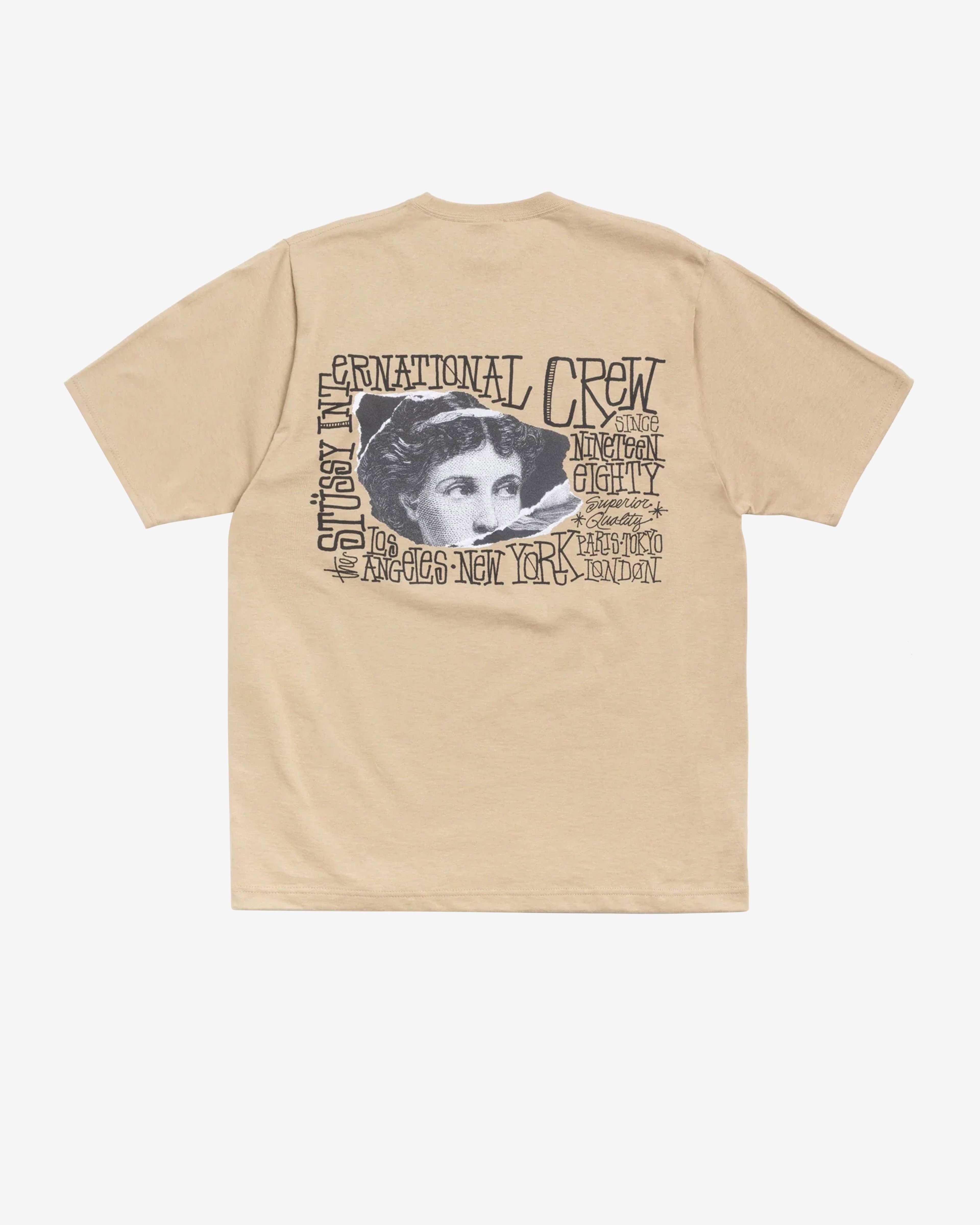 Stüssy - Men's Victoria Tee - (Khaki) by STUSSY