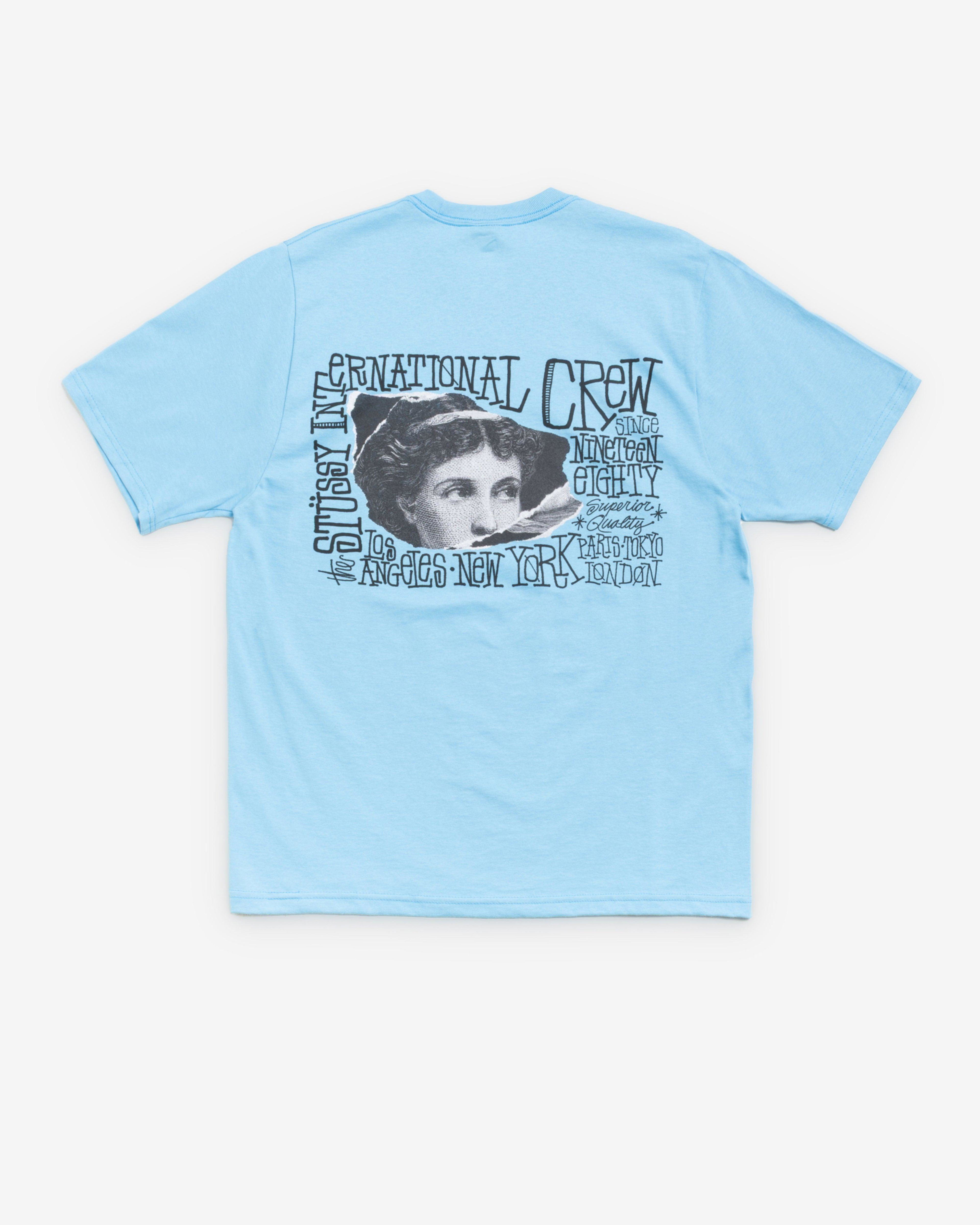Stüssy  - Men's Victoria Tee - (Sky Blue) by STUSSY