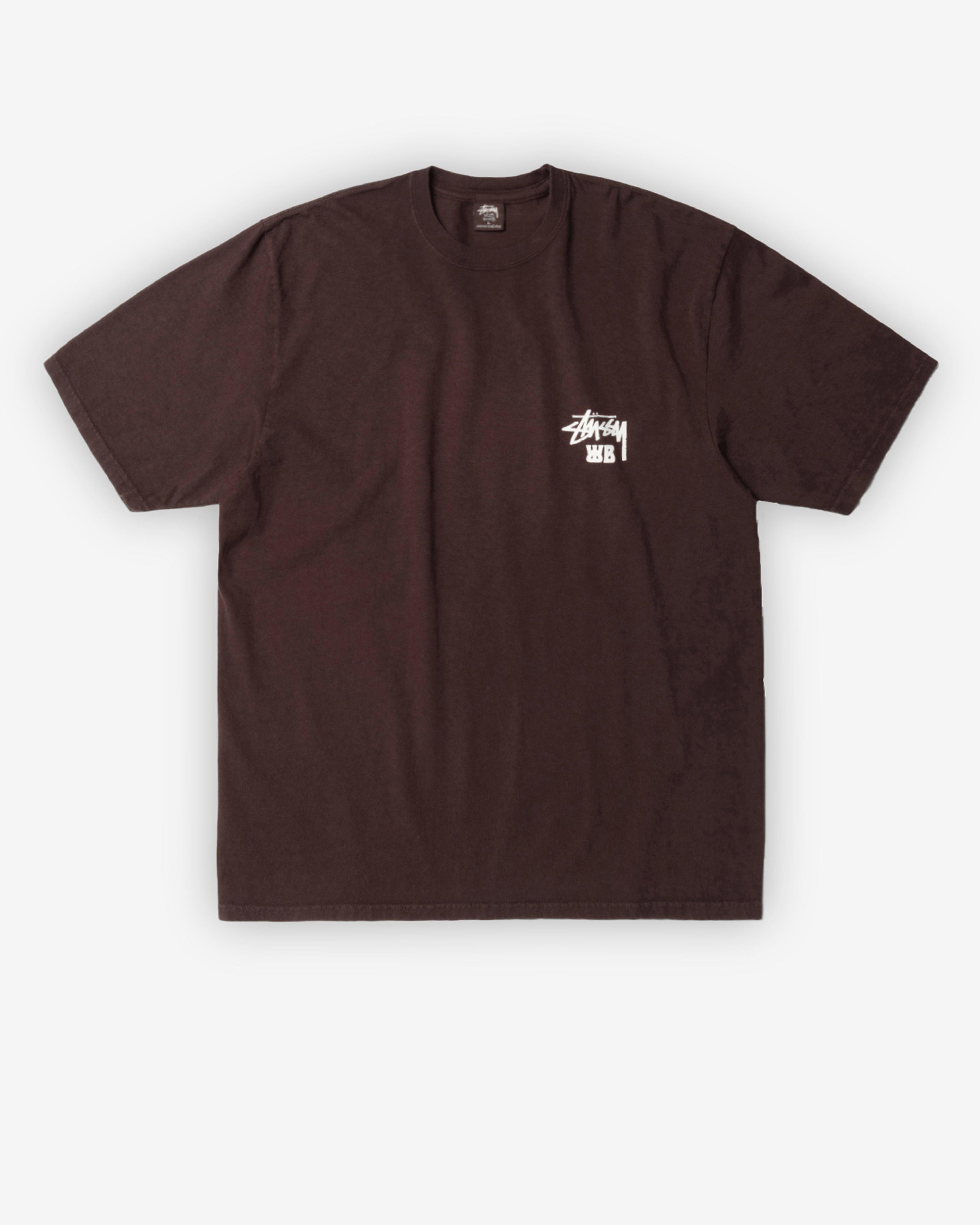 Stüssy - Men's Wales Bonner Ocean Song T-Shirt - (Brown) by STUSSY