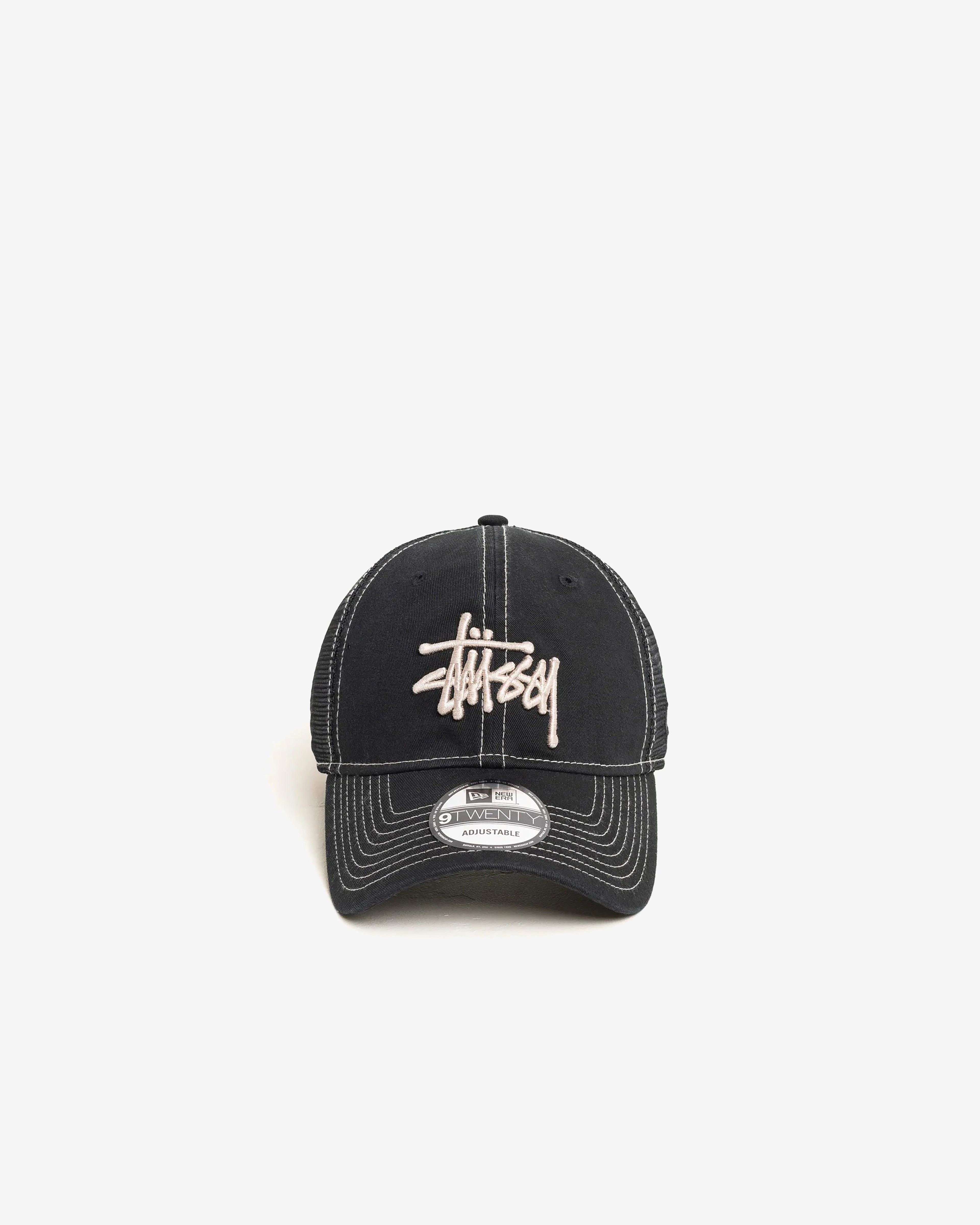 Stüssy - Men's Washed Basic Trucker Hat 9Twenty - (Black) by STUSSY
