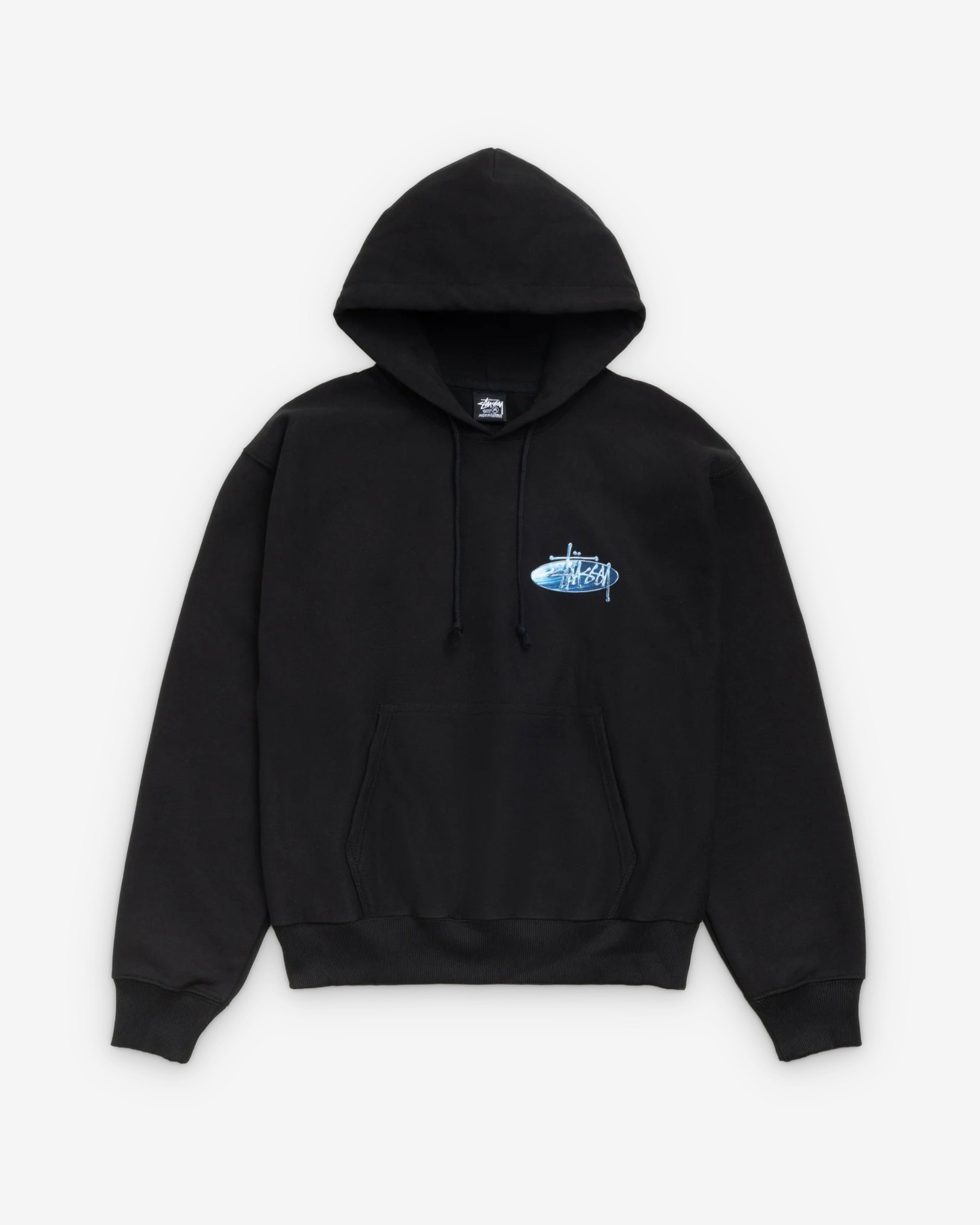 Stüssy - Men's Wave Oval Hood - (Black) by STUSSY