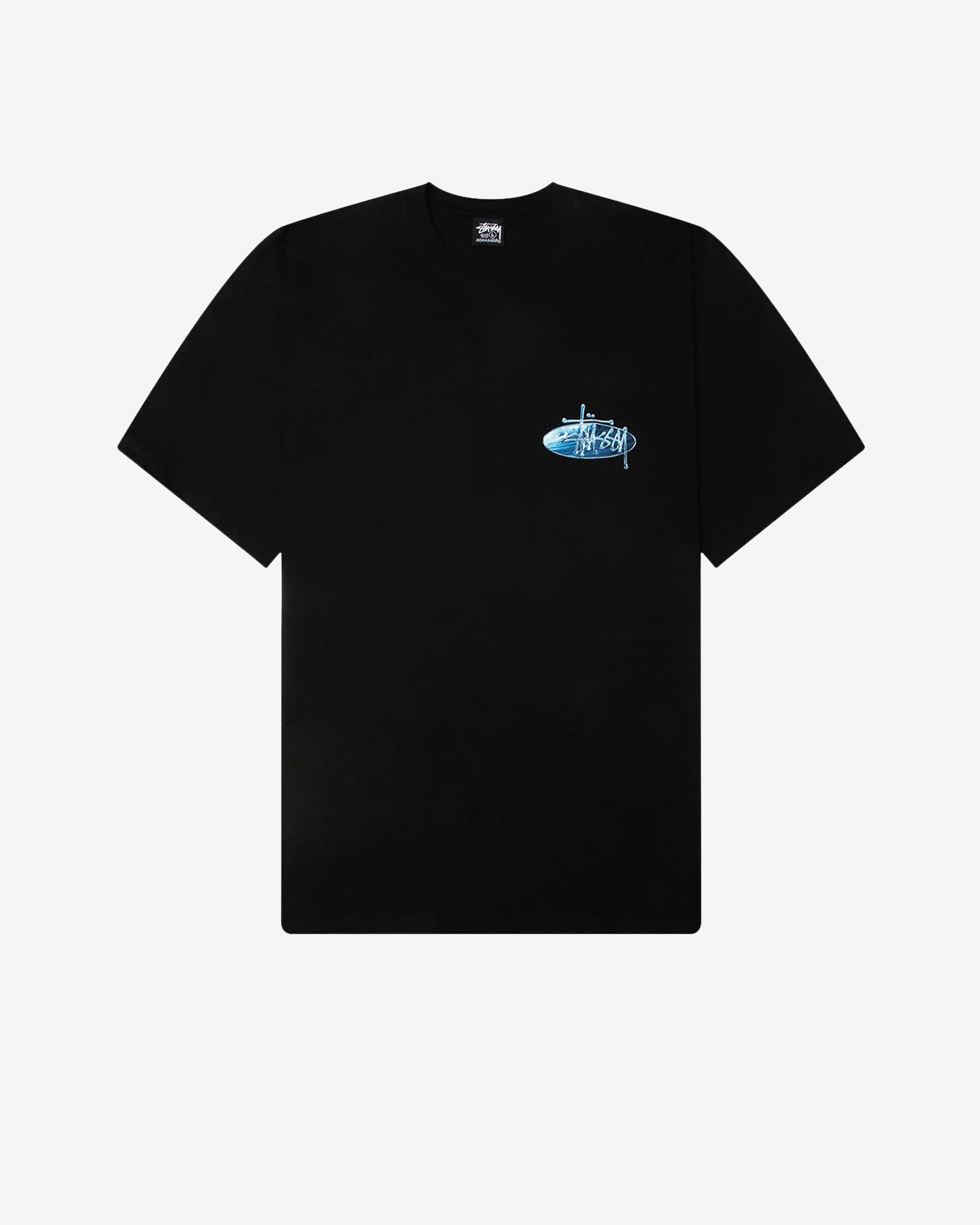 Stüssy - Men's Wave Oval Tee - (Black) by STUSSY