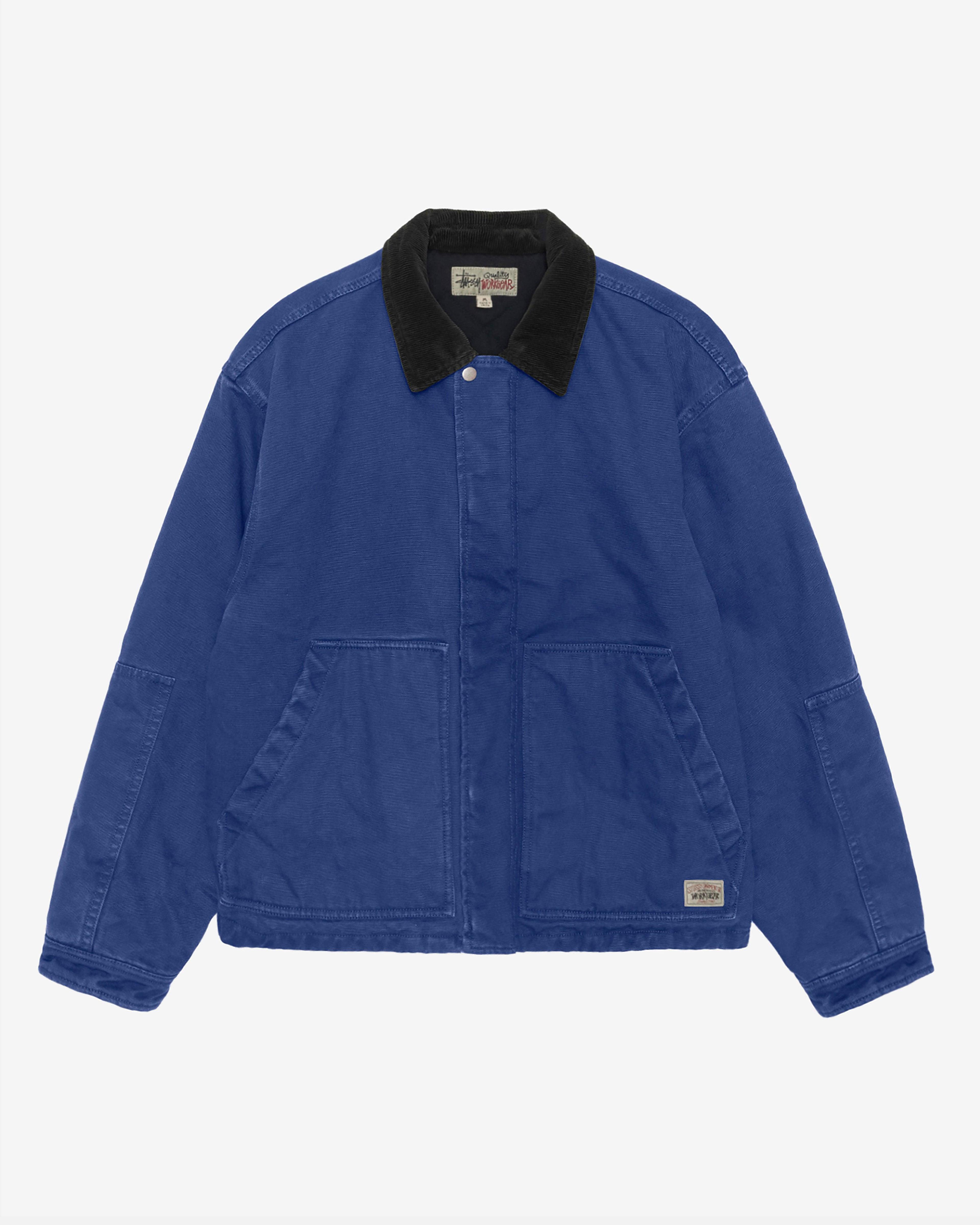 Stüssy - Men's Workgear Jacket - (Blue) by STUSSY
