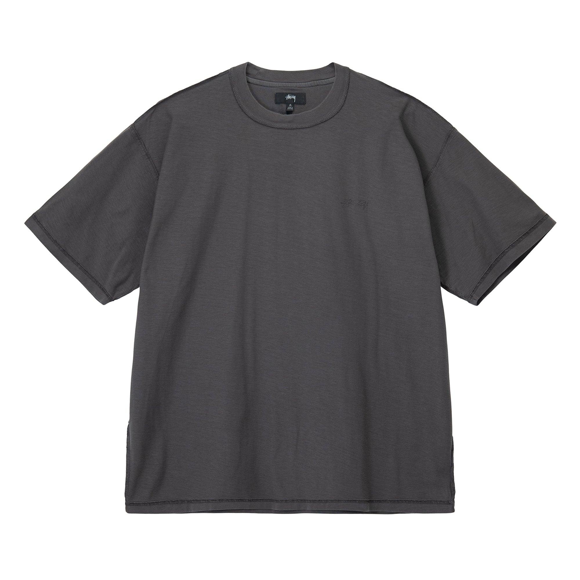 Stüssy - Pigment Dyed Inside Out Crew - (Faded Black) by STUSSY