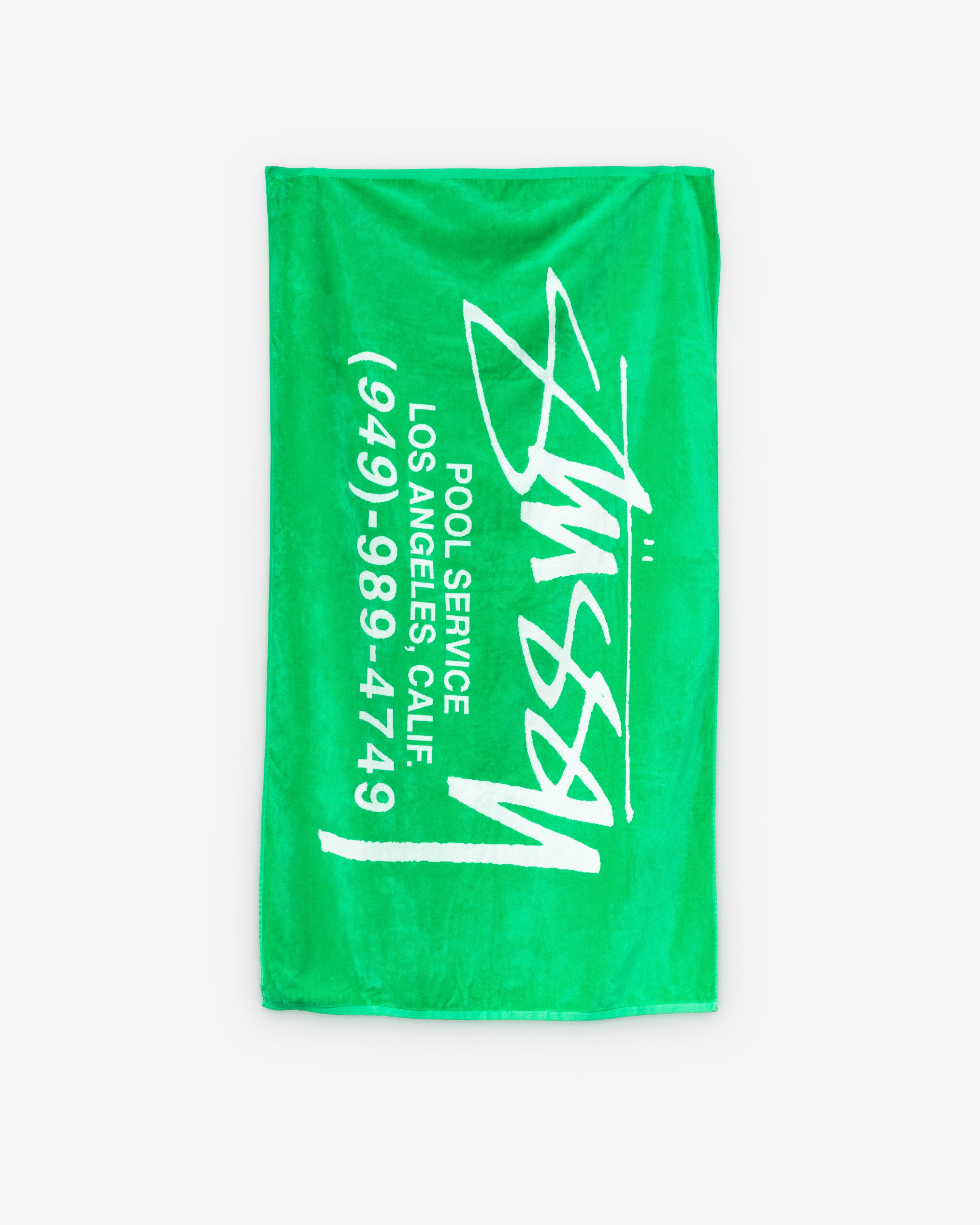 Stüssy -  Pool Service Beach Towel - (Green) by STUSSY