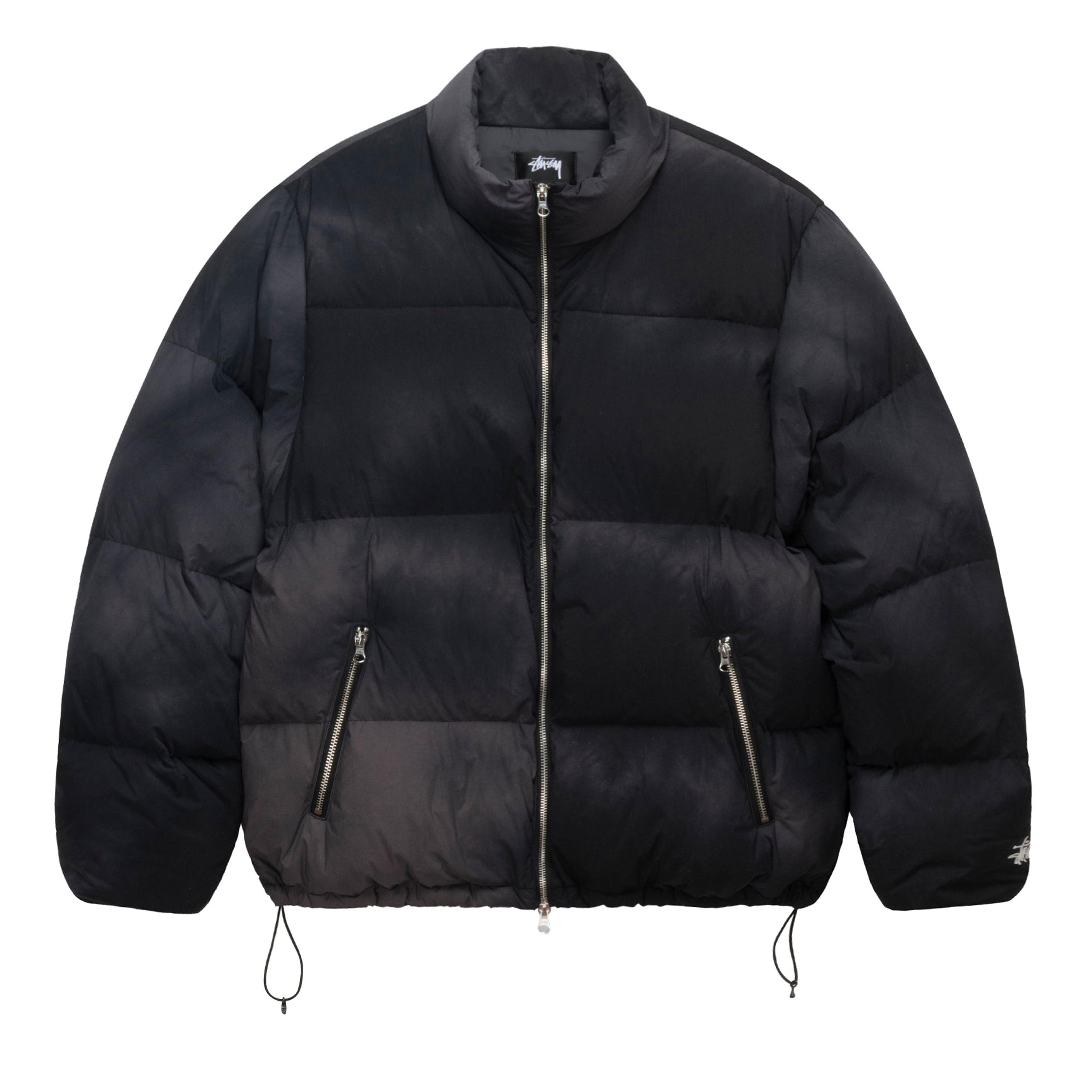 Stüssy Recycled Nylon Down Puffer (Black) by STUSSY | jellibeans