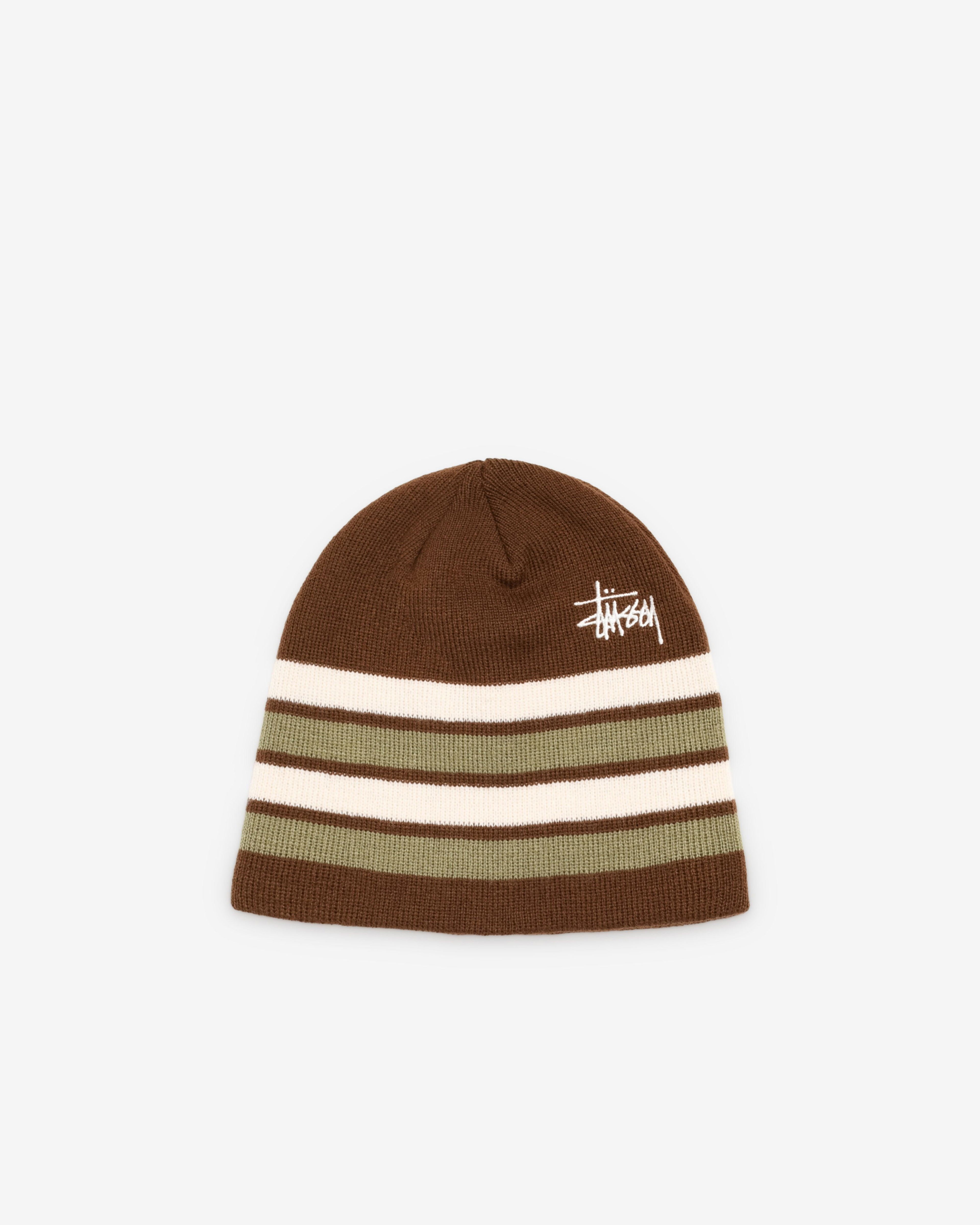 Stüssy - Skullcap Basic Striped - (Brown) by STUSSY